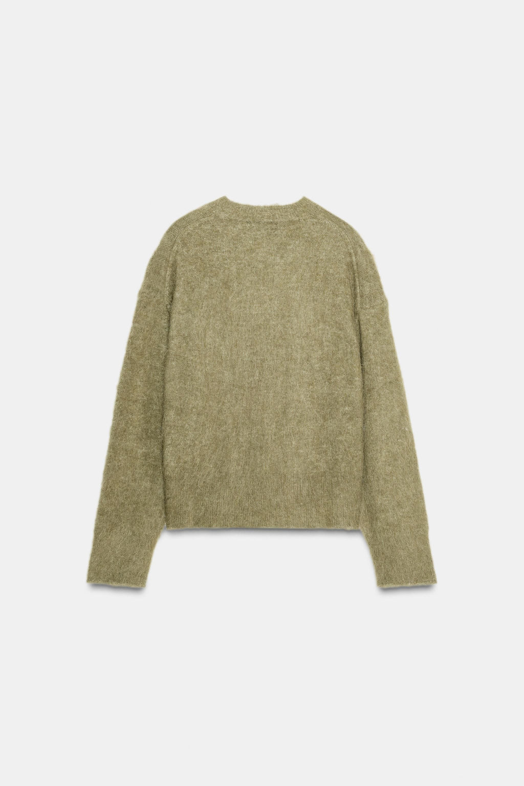 BRUSHED EFFECT KNIT SWEATER - Zara фото 7