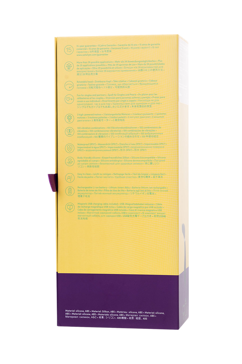 Многофункциональный стимулятор для пар Satisfyer Partner Multifun 3, силикон, чёрный, 23,5 см.  фото 10