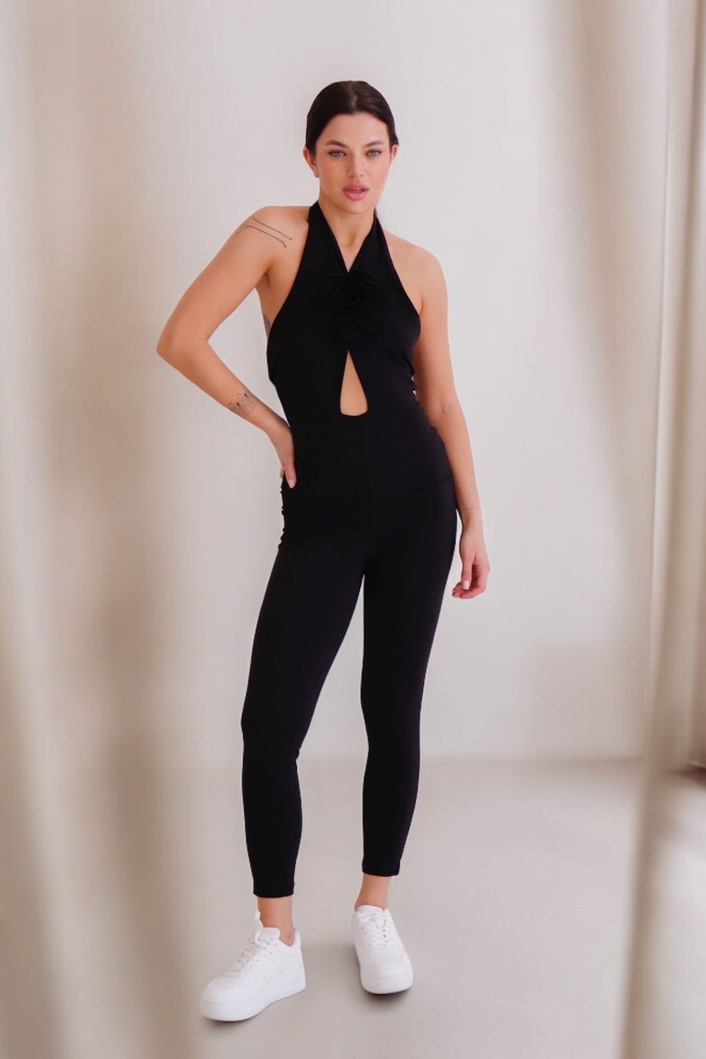 Комбинезон вечерний чёрный - Martichelli фото 15