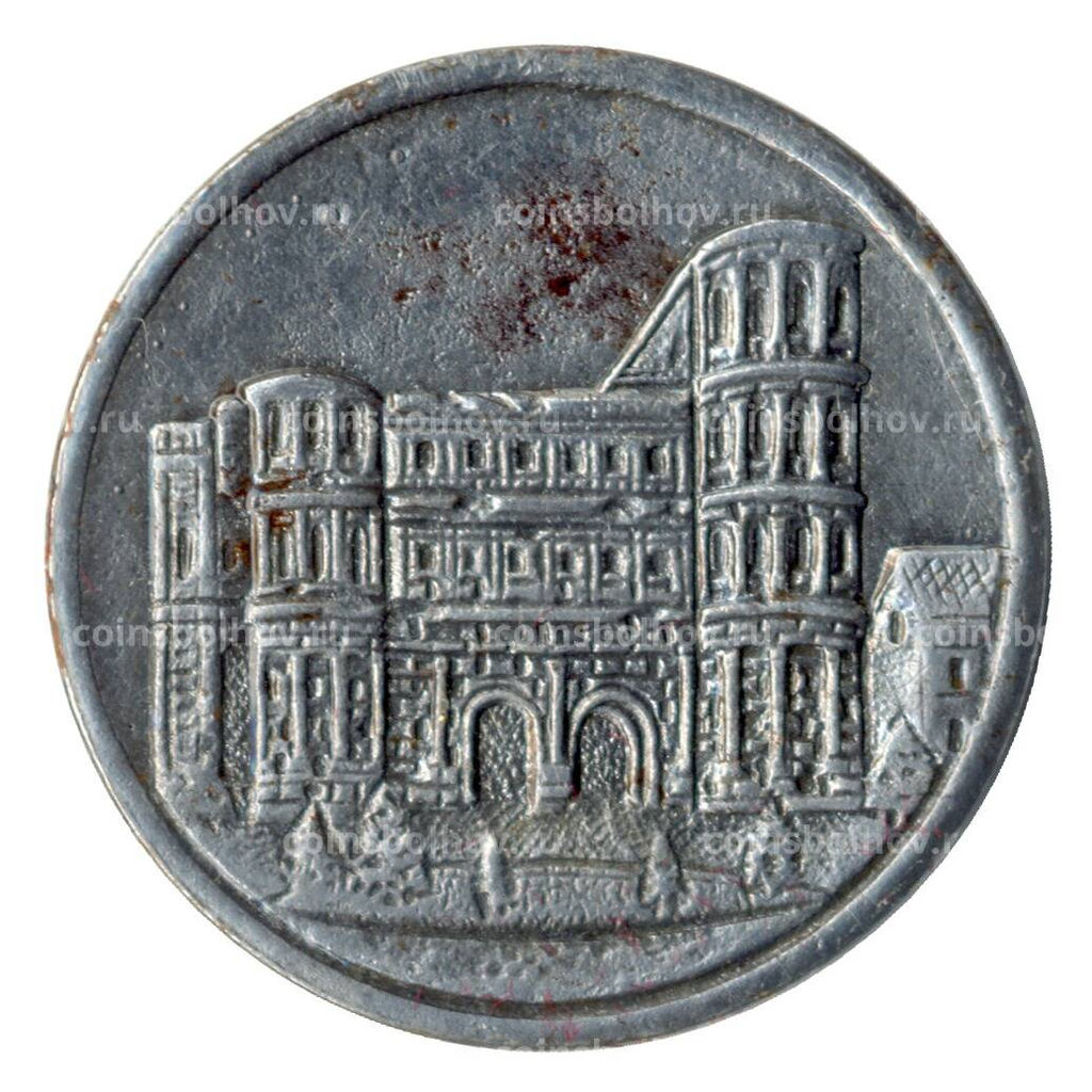 Монета 10 пфеннигов 1919 года Германия Нотгельд (Трир)