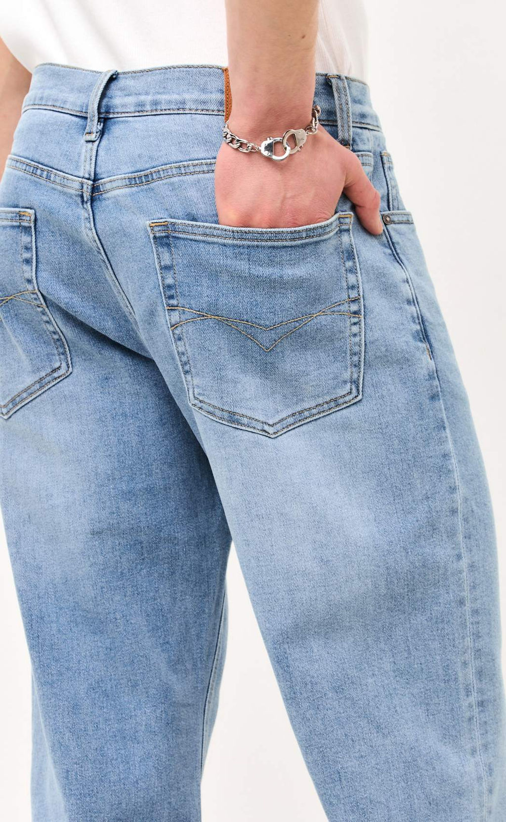 Джинсы F421-0170R l.blue - Fine joyce фото 8