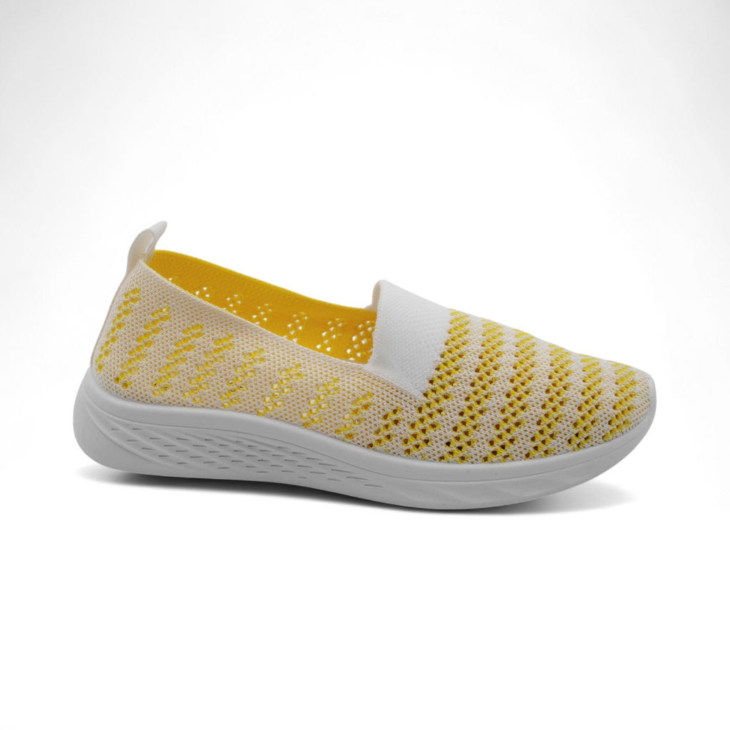 Мокасины текстильные 2255-30 желтые - Sport фото 2