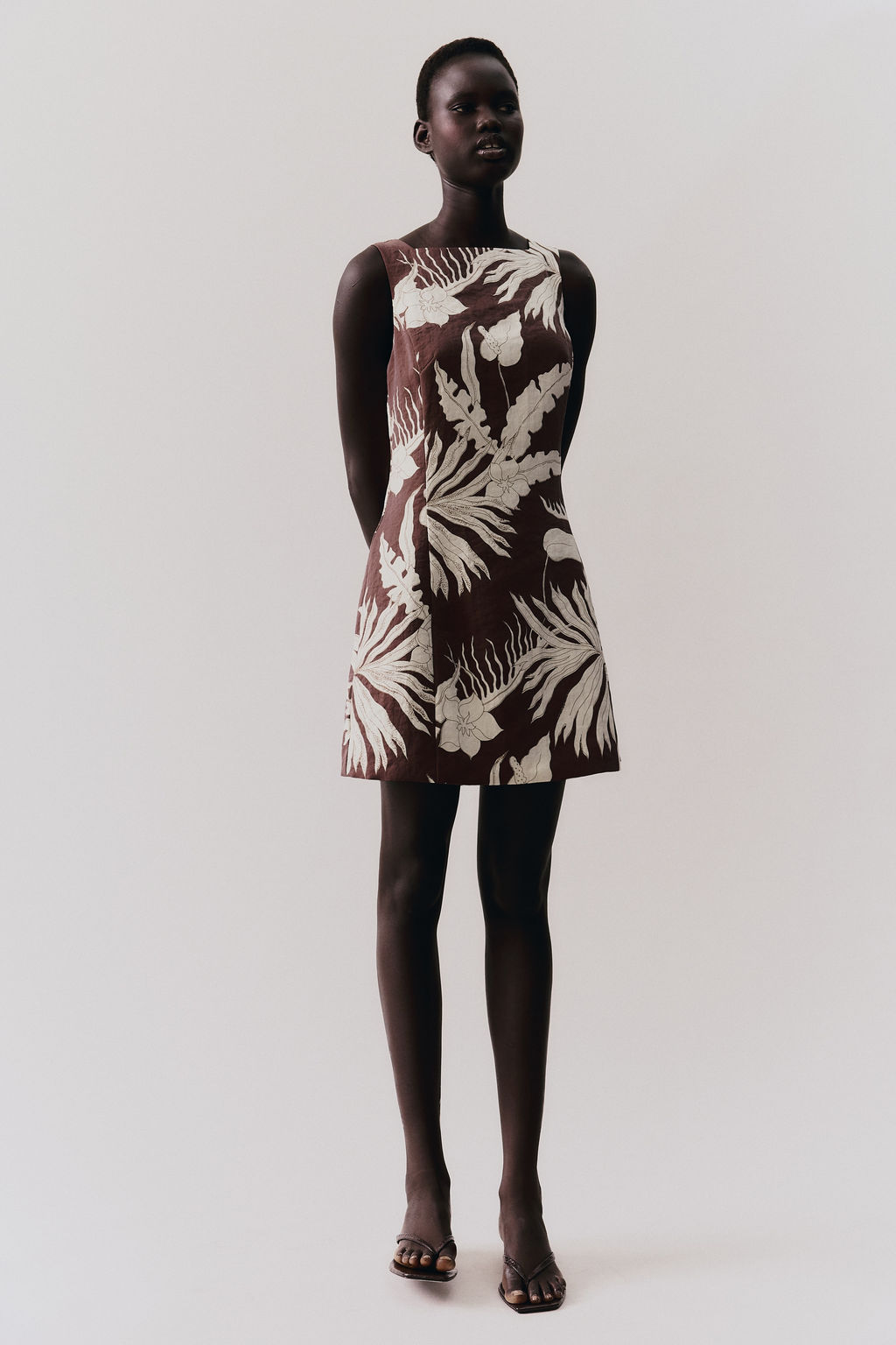 Vestido de sarga con escote cuadrado - H&m фото 7