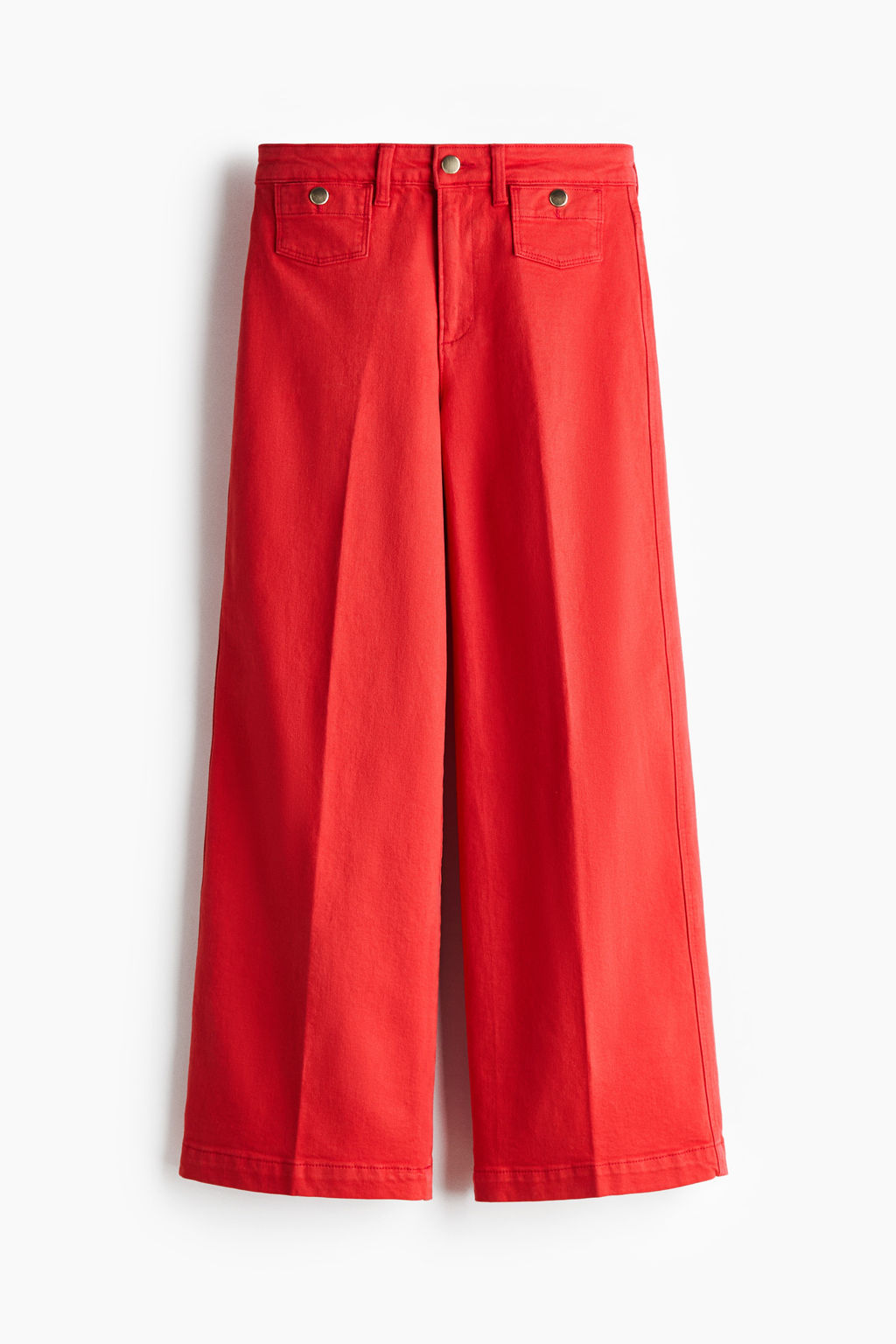 Wide High Waist Ankle Jeans - H&m фото 5