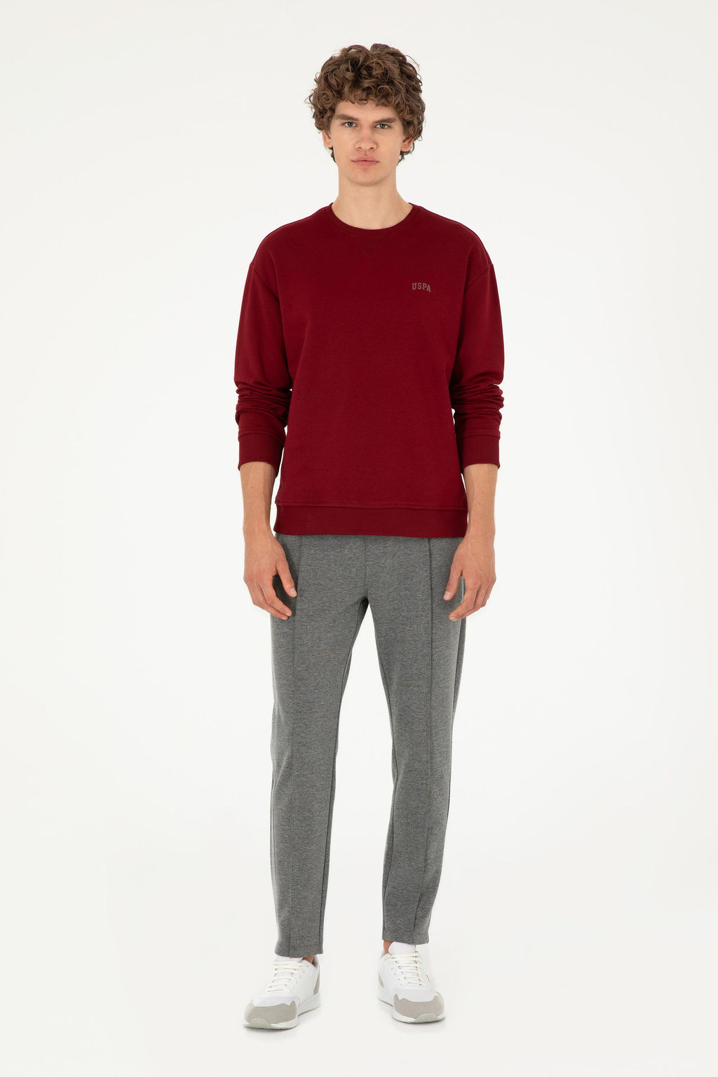 Мужские спортивные штаны антрацитового меланжа - U.s. polo assn фото 3