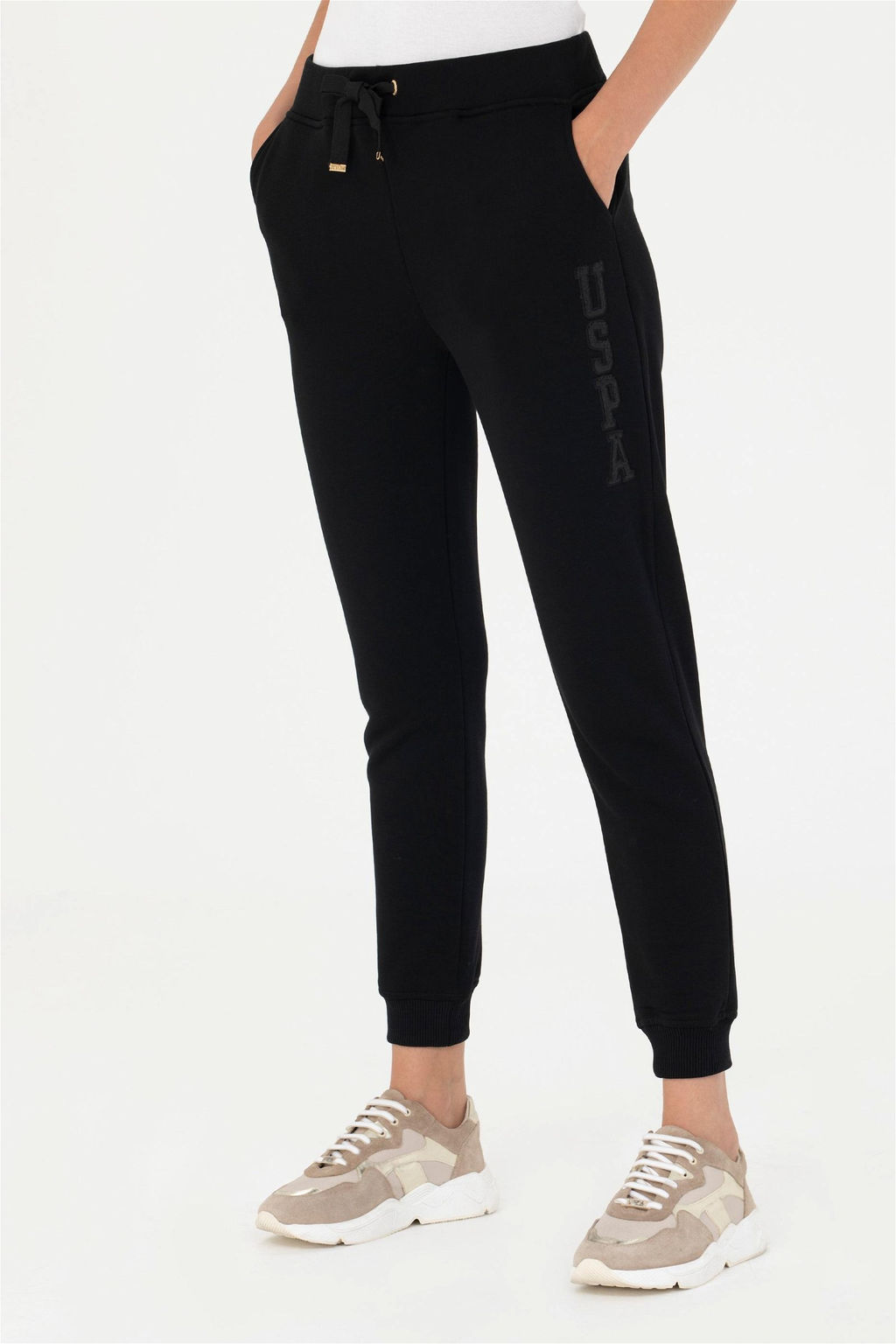 Женские черные спортивные штаны Неожиданная скидка в корзине - U.s. polo assn фото 2