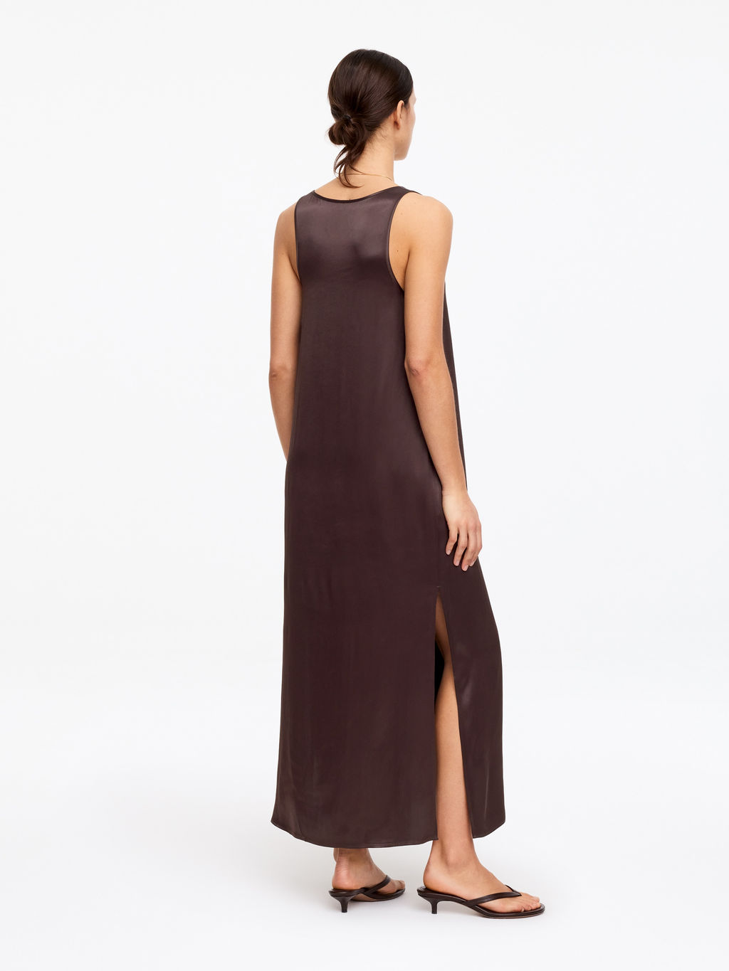 Vestido de sat?n sin mangas - H&m фото 4