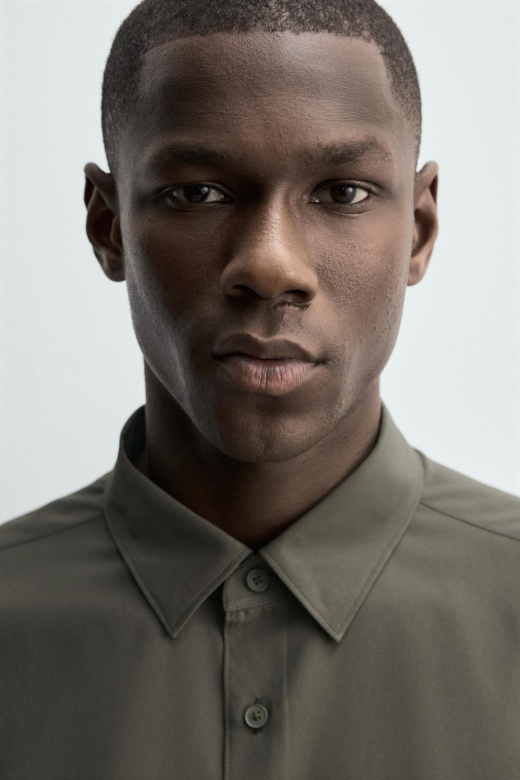 CAMISA SLIM FIT / kaki-med - Zara фото 5