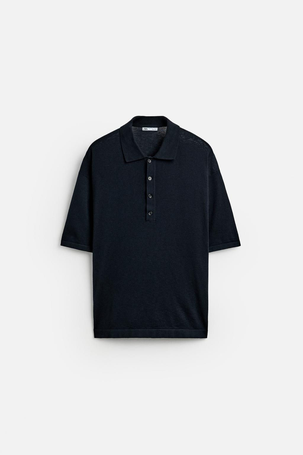 KNIT POLO SHIRT - LIMITED EDITION - Zara фото 7