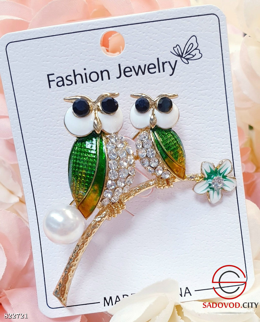 Брошь женская на булавке