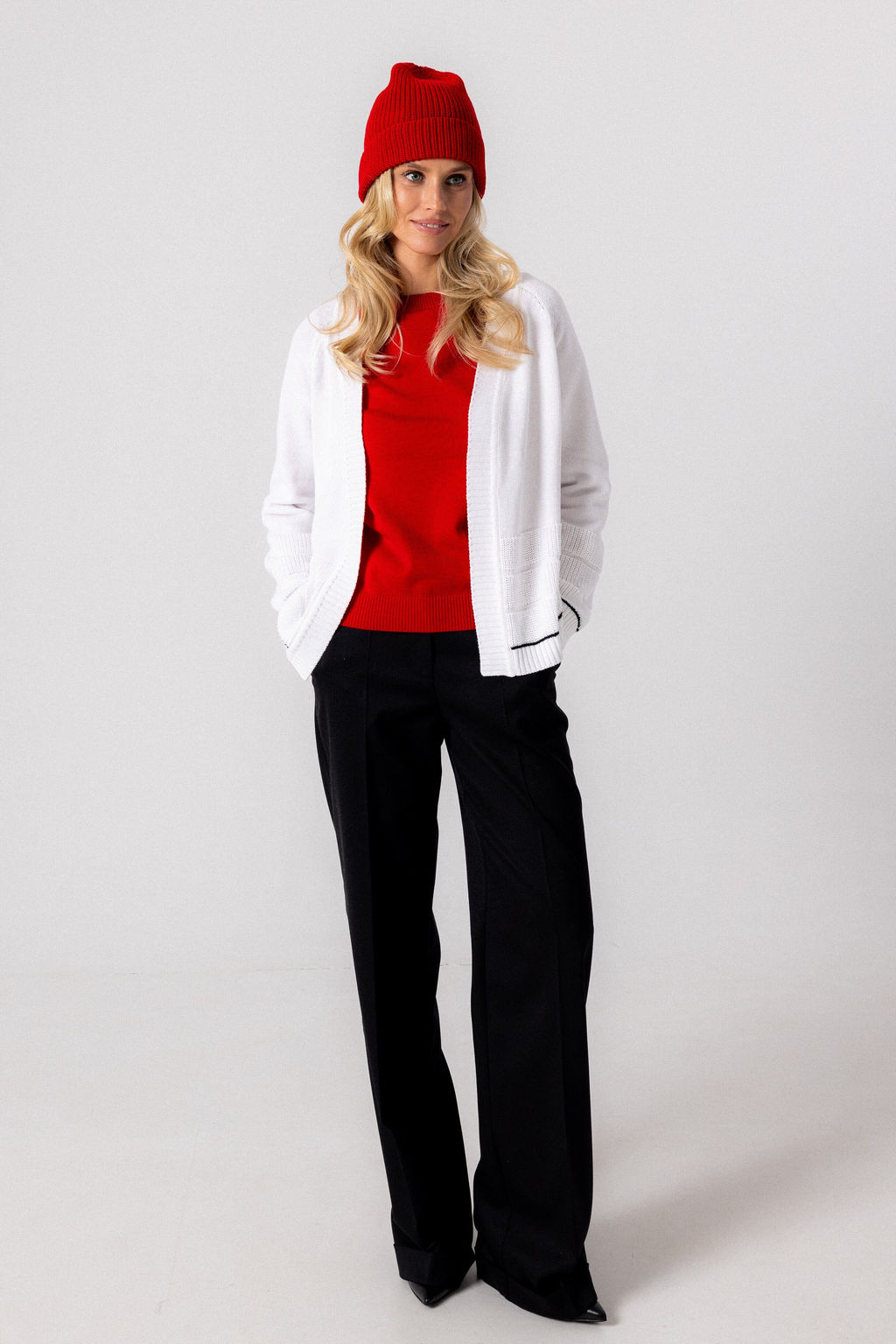 WW-2603 Кардиган белый