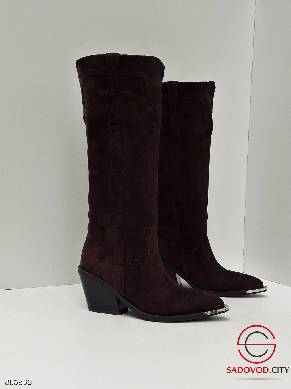 женские высокие сапоги осенние - Bruno фото 4