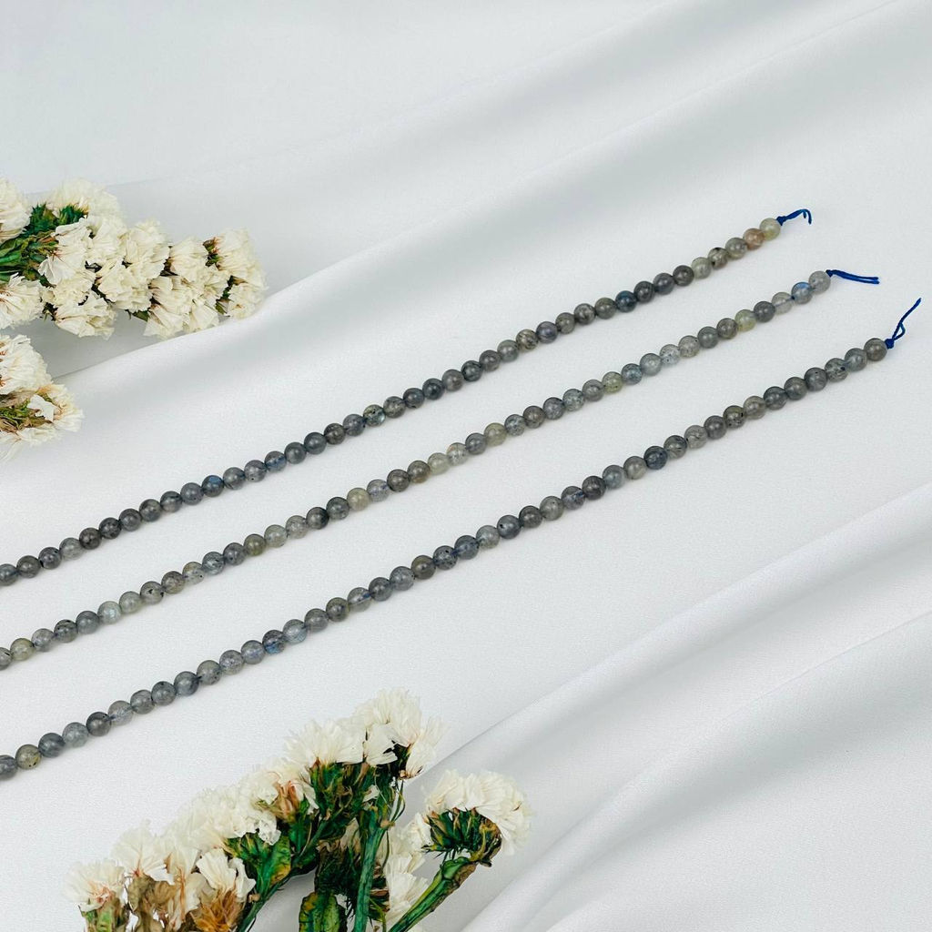 Бусины для украшений из Лабрадора (75 бусин) 39 см