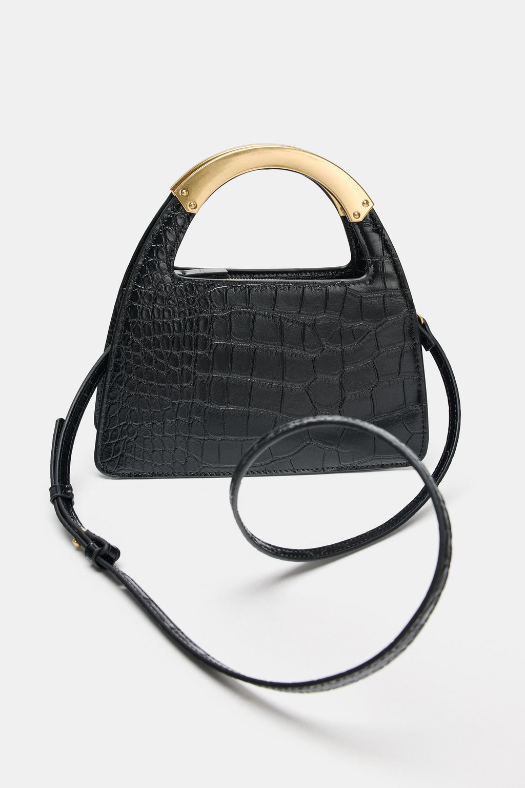 CITY BAG WITH METAL HANDLE - Zara фото 11