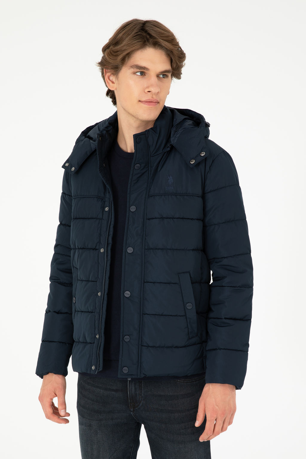 Мужское темно-синее пальто Дополнительная скидка 11% в корзине - U.s. polo assn фото 10