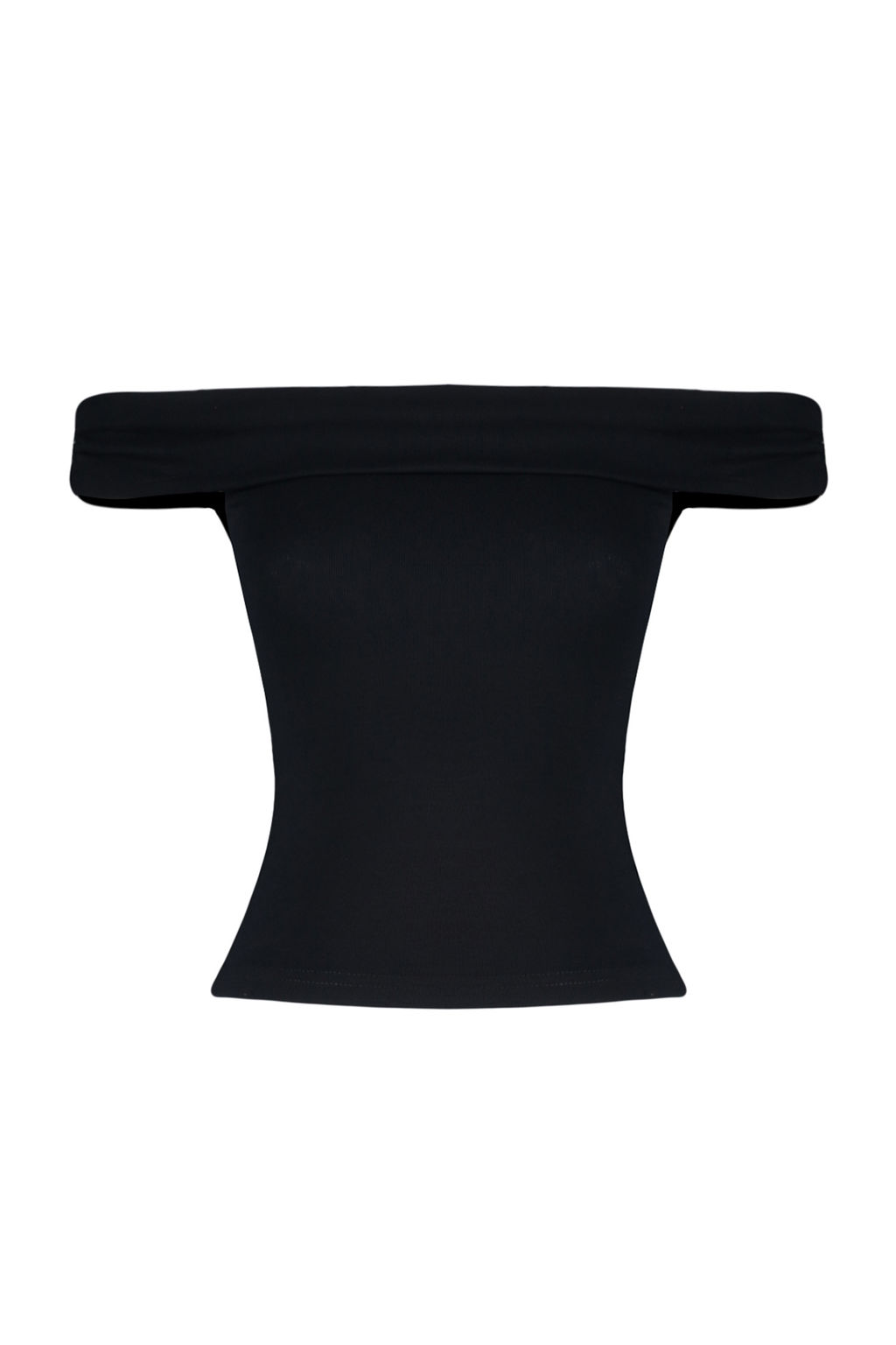 Siyah Carmen Yaka Viskoz/Yumusak Kumas Esnek Orme Madonna Yaka Bluz TWOSS24BZ00301 - Trendyolmilla фото 7