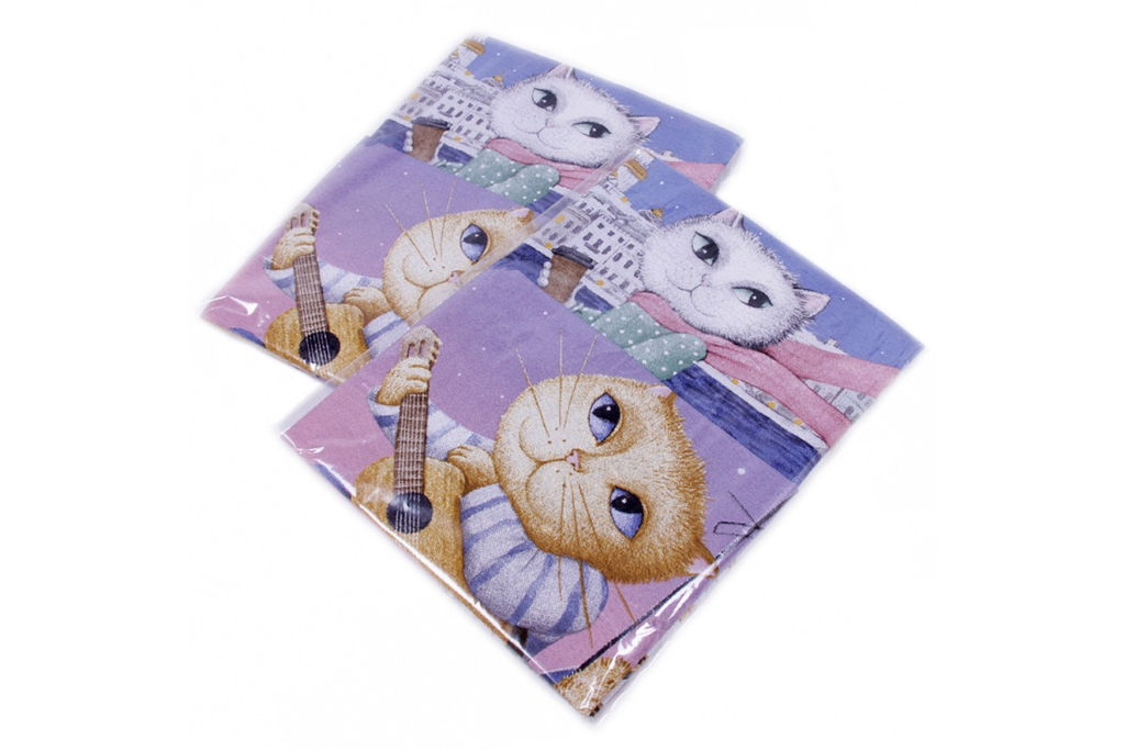 Набор полотенец рогожка Купон (3 шт.) в пакете арт. РК 205 ад (23208-1)