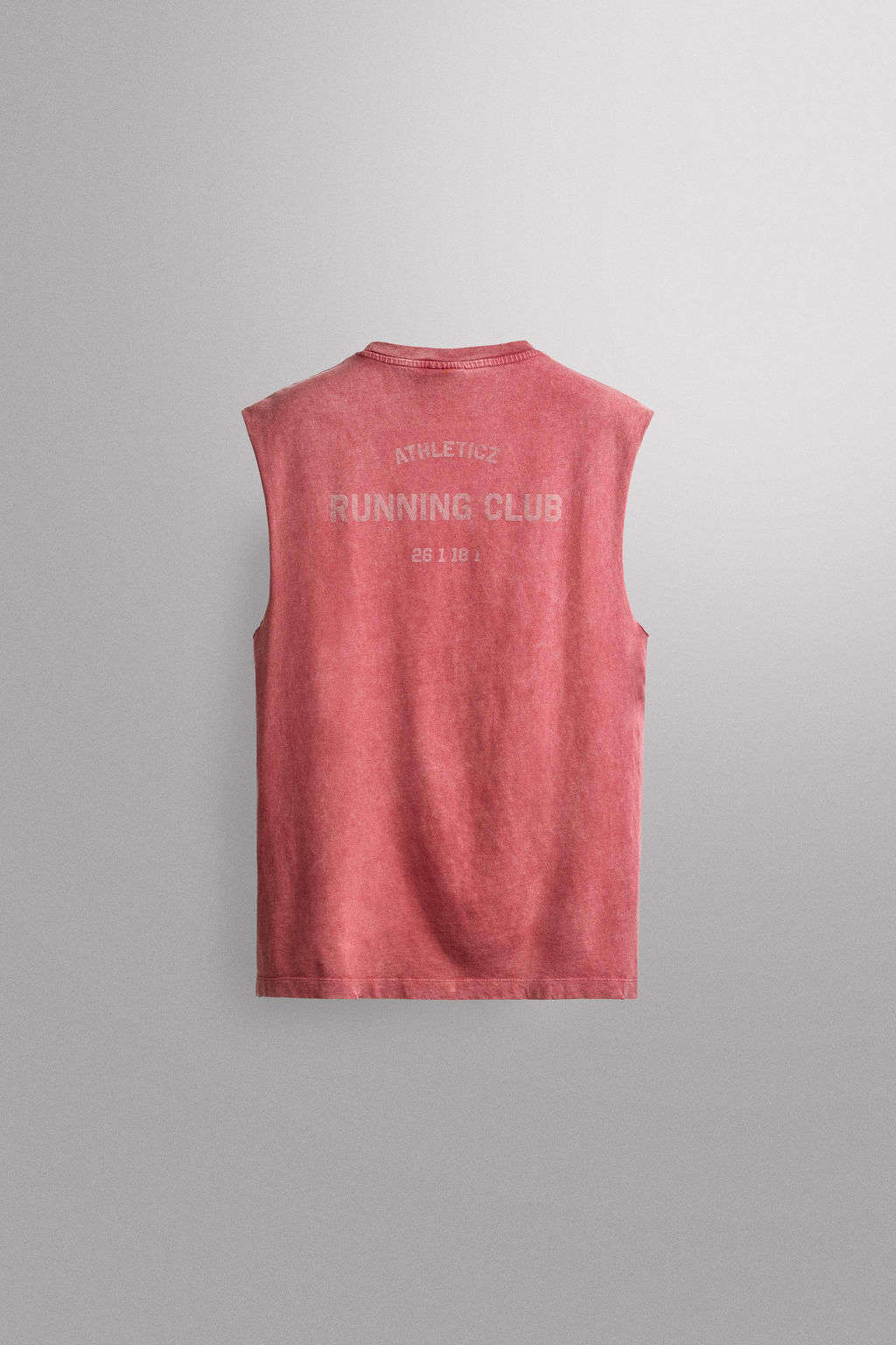 CAMISETA TANK RUNNING ALGOD?N / Rojo