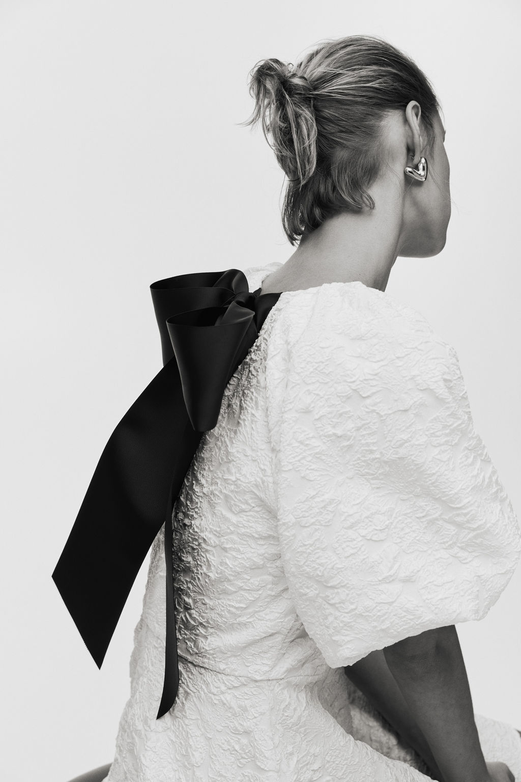 Vestido con mangas globo - H&m фото 6