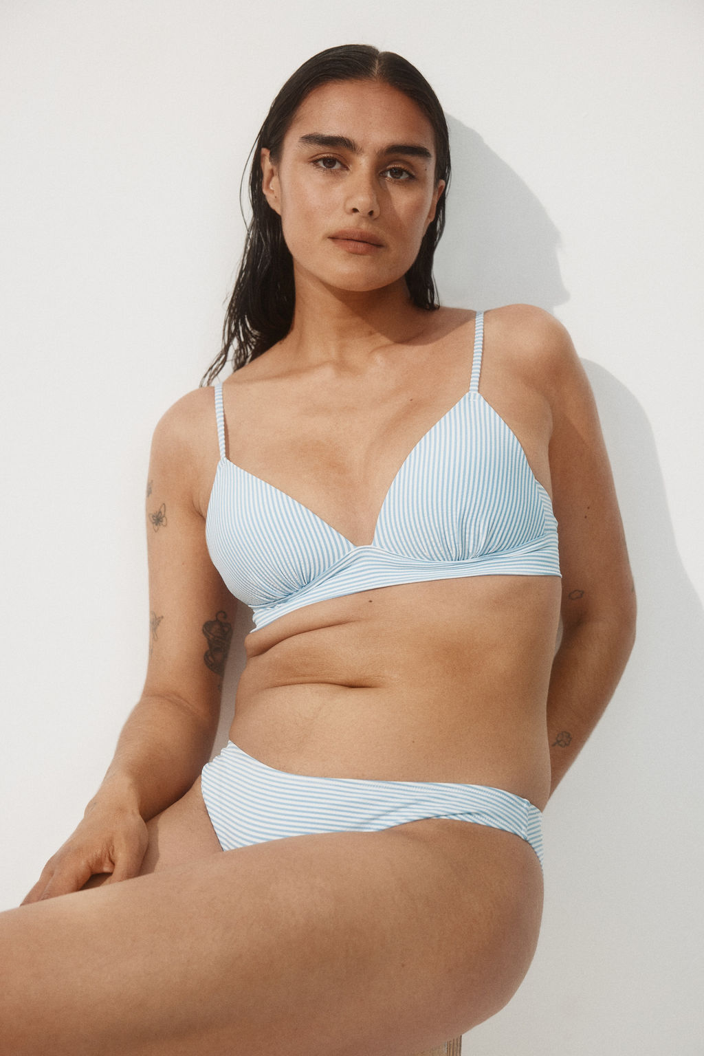 Top de bikini push-up - H&m фото 5