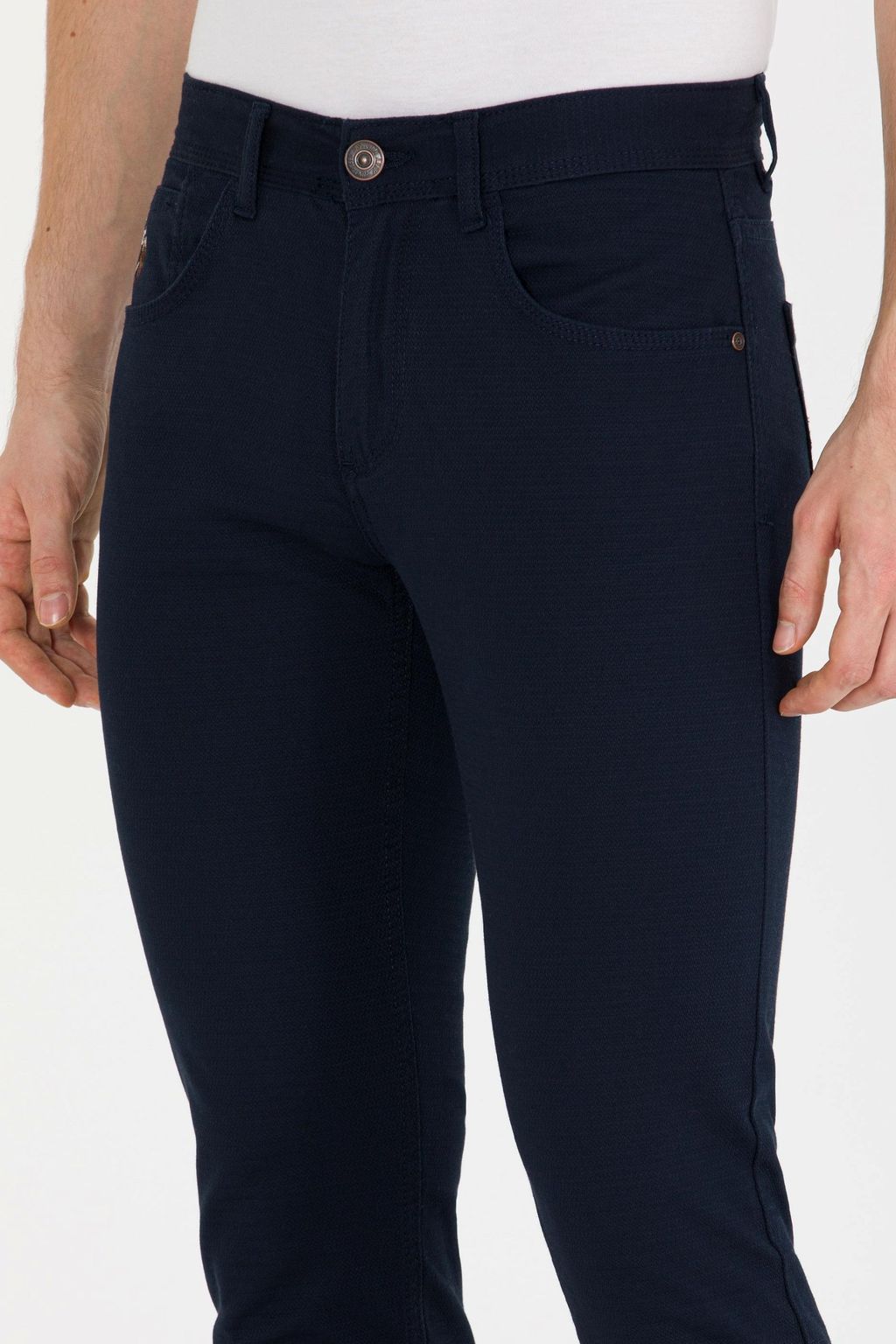 U. S. Polo Assn / Мужские темно-синие брюки из плотной ткани - U.s. polo assn фото 5