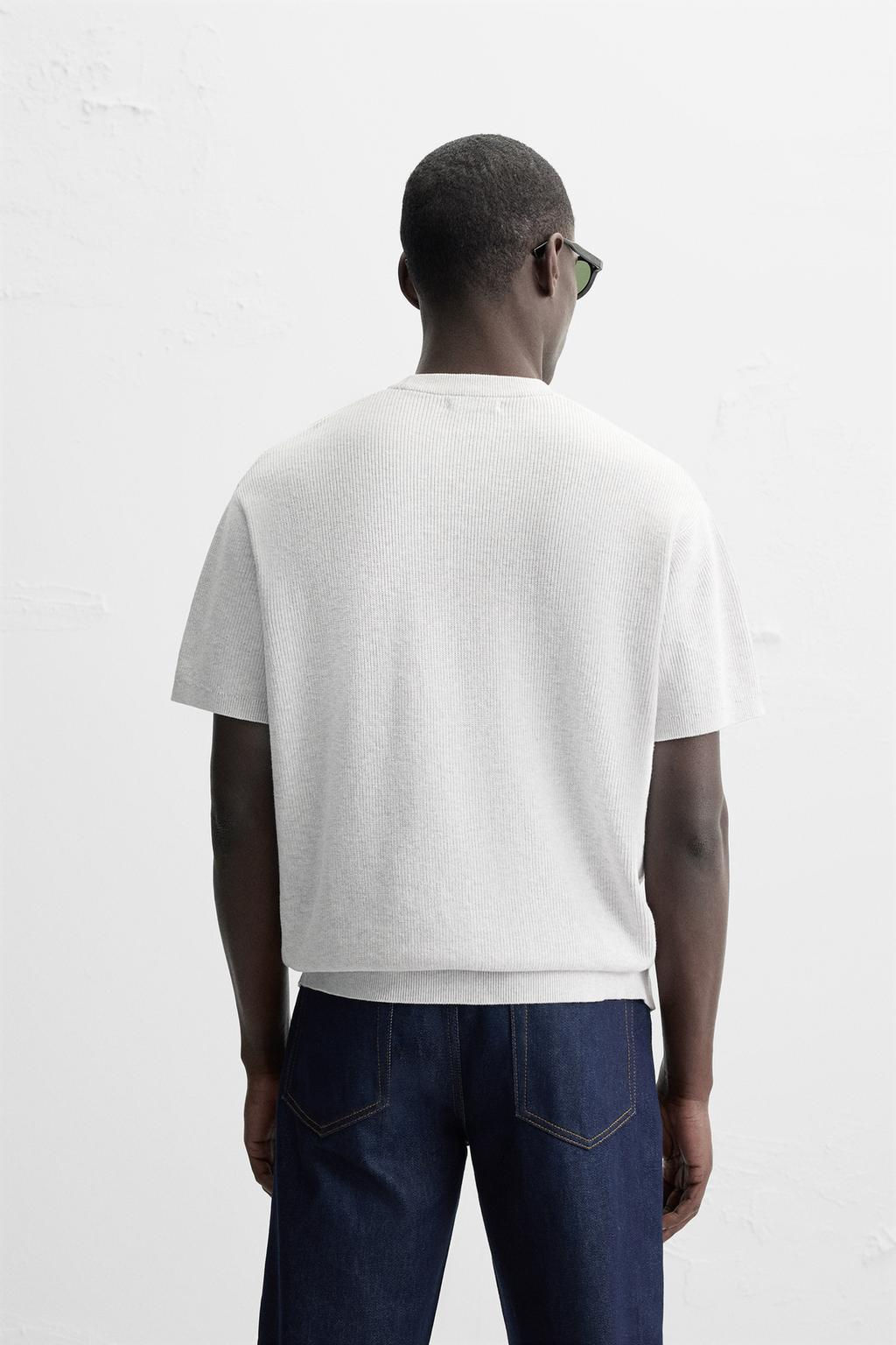 PEARL KNIT T-SHIRT - Zara фото 27