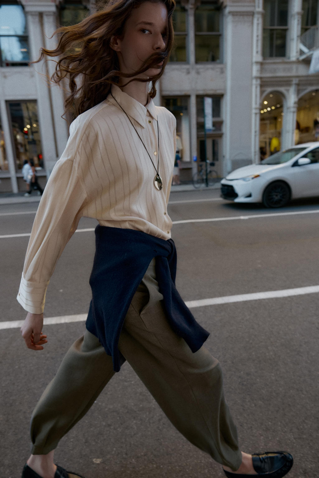 OVERSIZE STRIPED SHIRT