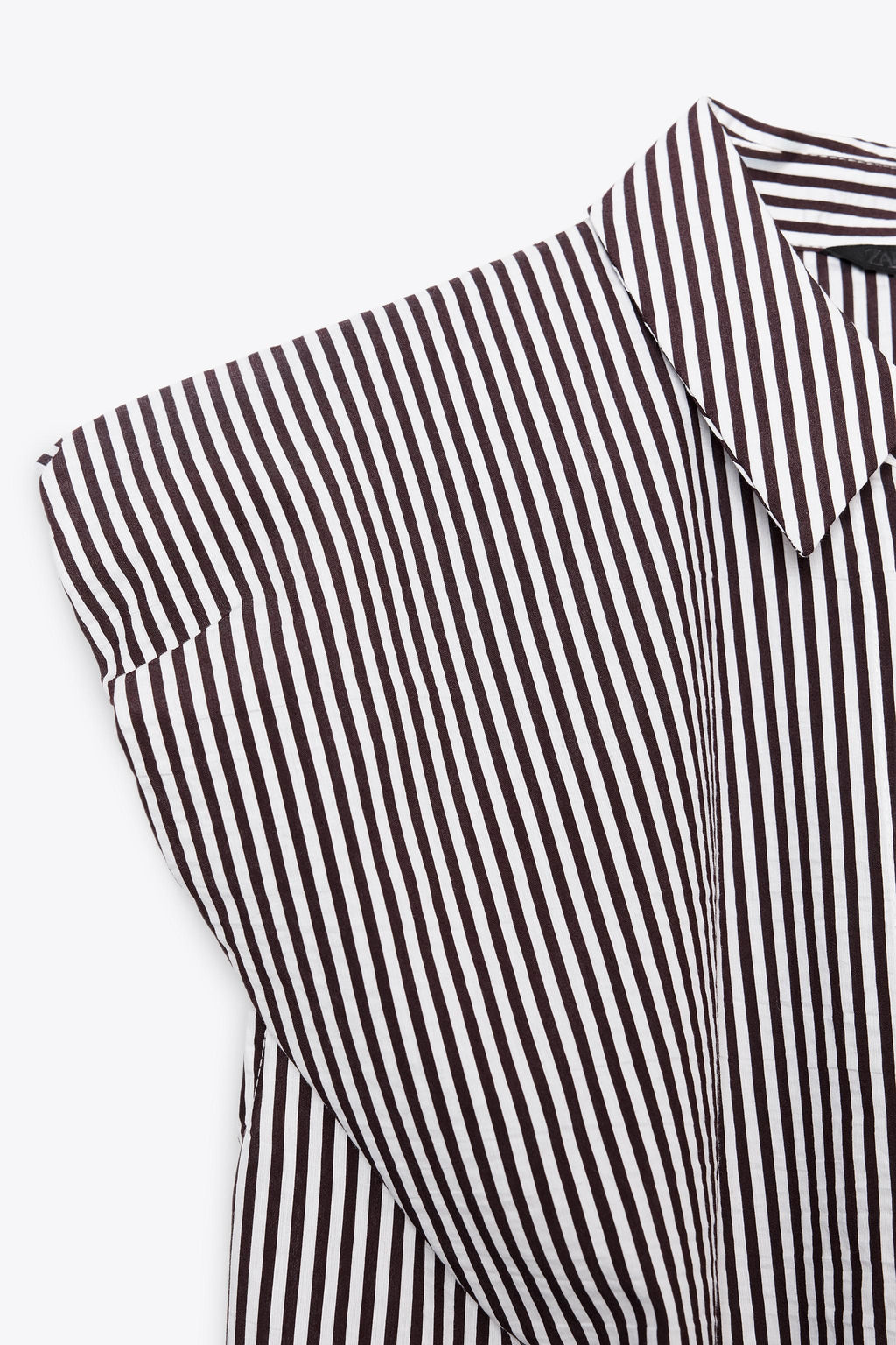 STRIPED SLEEVELESS SHIRT - Zara фото 8