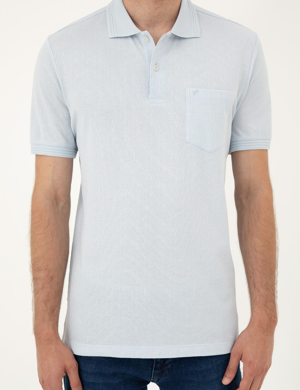 A__k Mavi Regular Fit Ti__rt