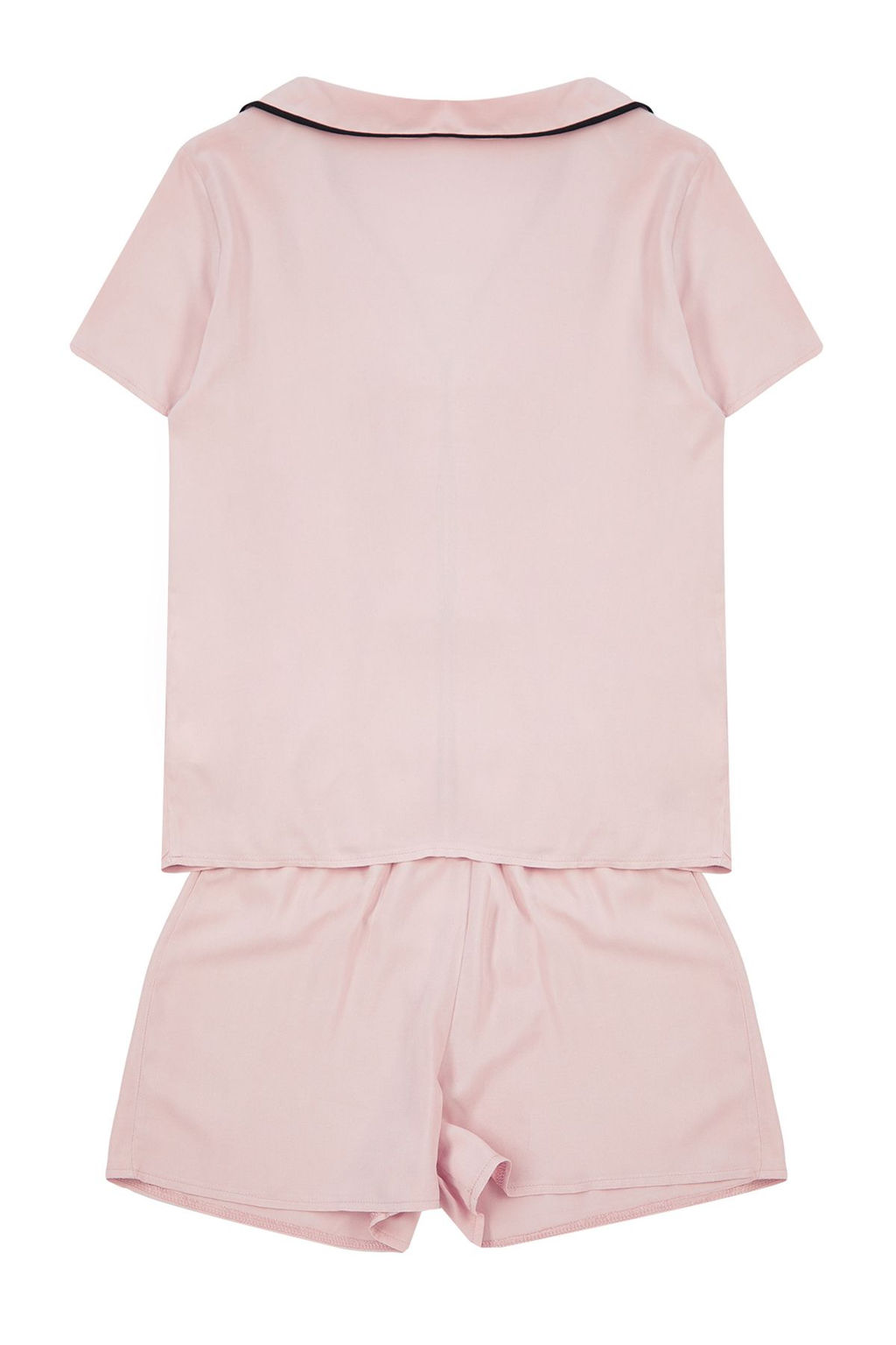 Trendyolmilla Beyaz Kurdele/Fiyonk ve Biye Detayl? Viskon Sortlu Dokuma Pijama Tak?m? THMSS24PT00290 фото 29