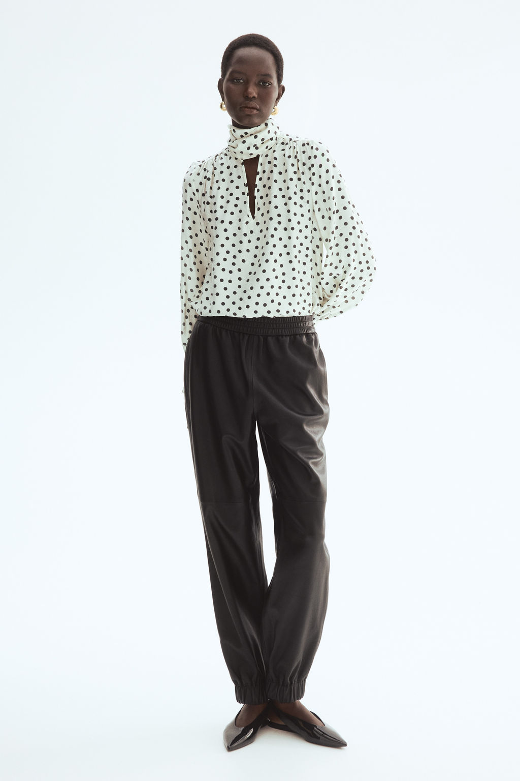 Blusa de gasa con lazada - H&m фото 7