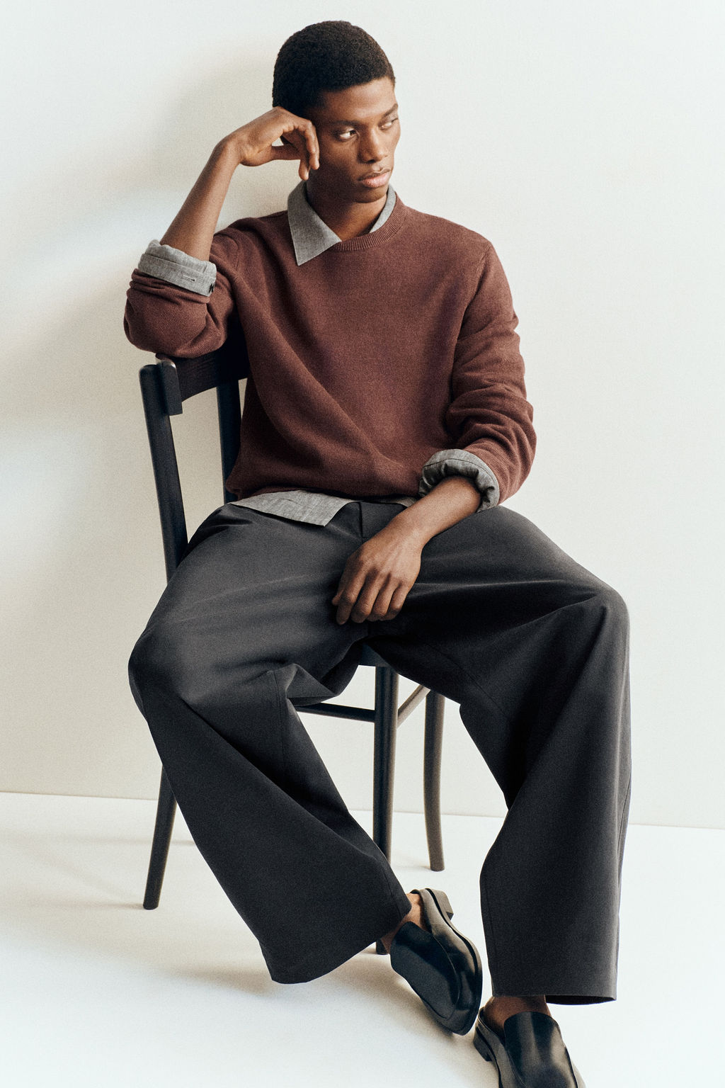 JERSEY DE PUNTO DE LINO CON CUELLO REDONDO - H&m фото 8