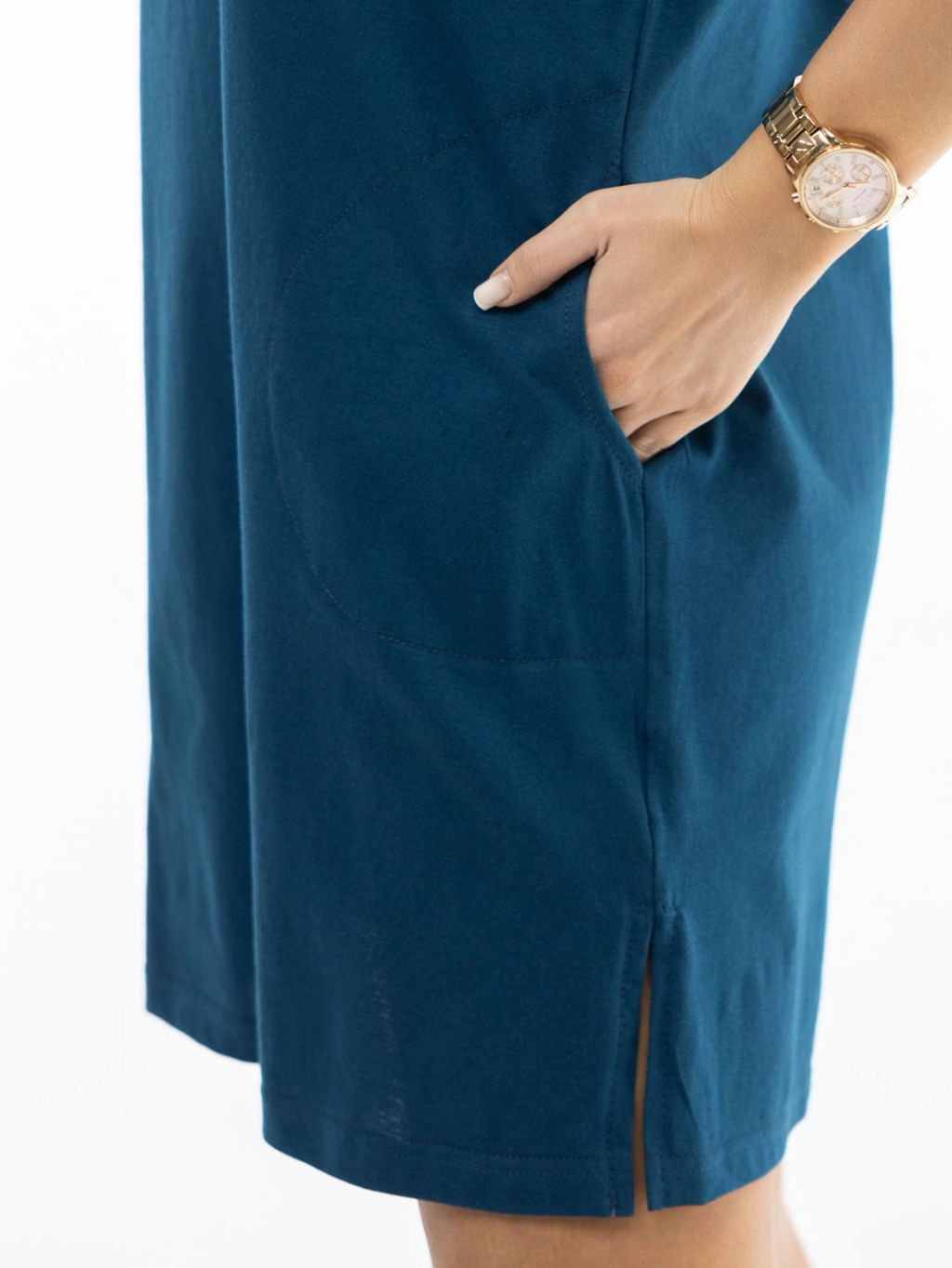 Туника женская, цвет зеленый