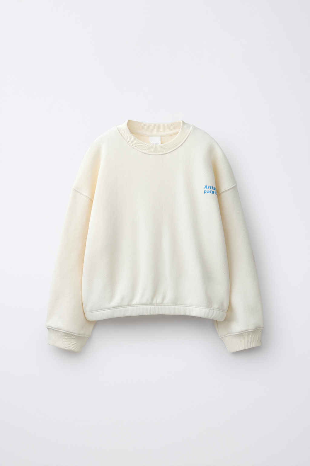 CONJUNTO SUDADERA Y BERMUDA TEXTO / Crudo - Zara фото 2