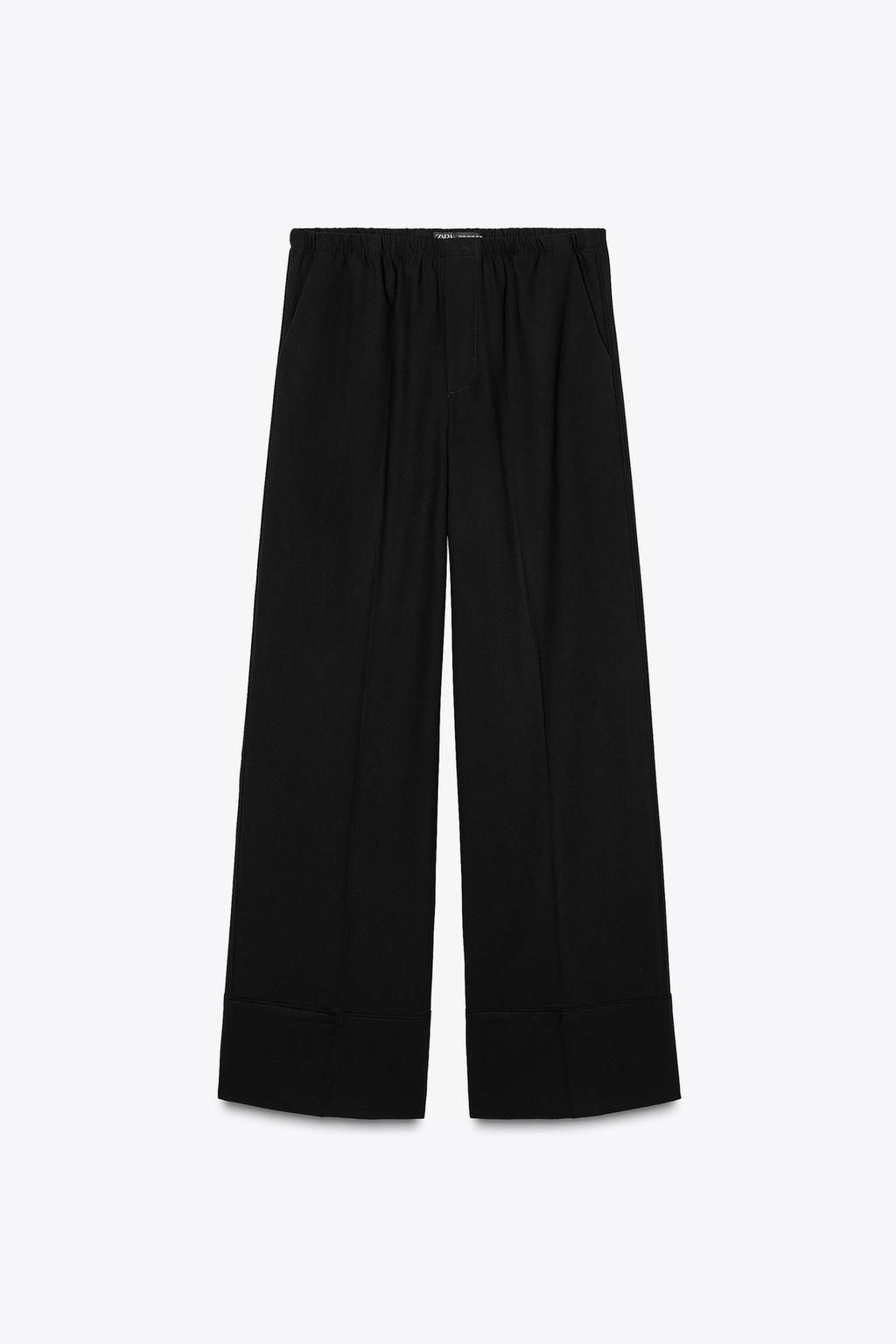 STRAIGHT-LEG TROUSERS WITH SIDE PIPING - Zara фото 6