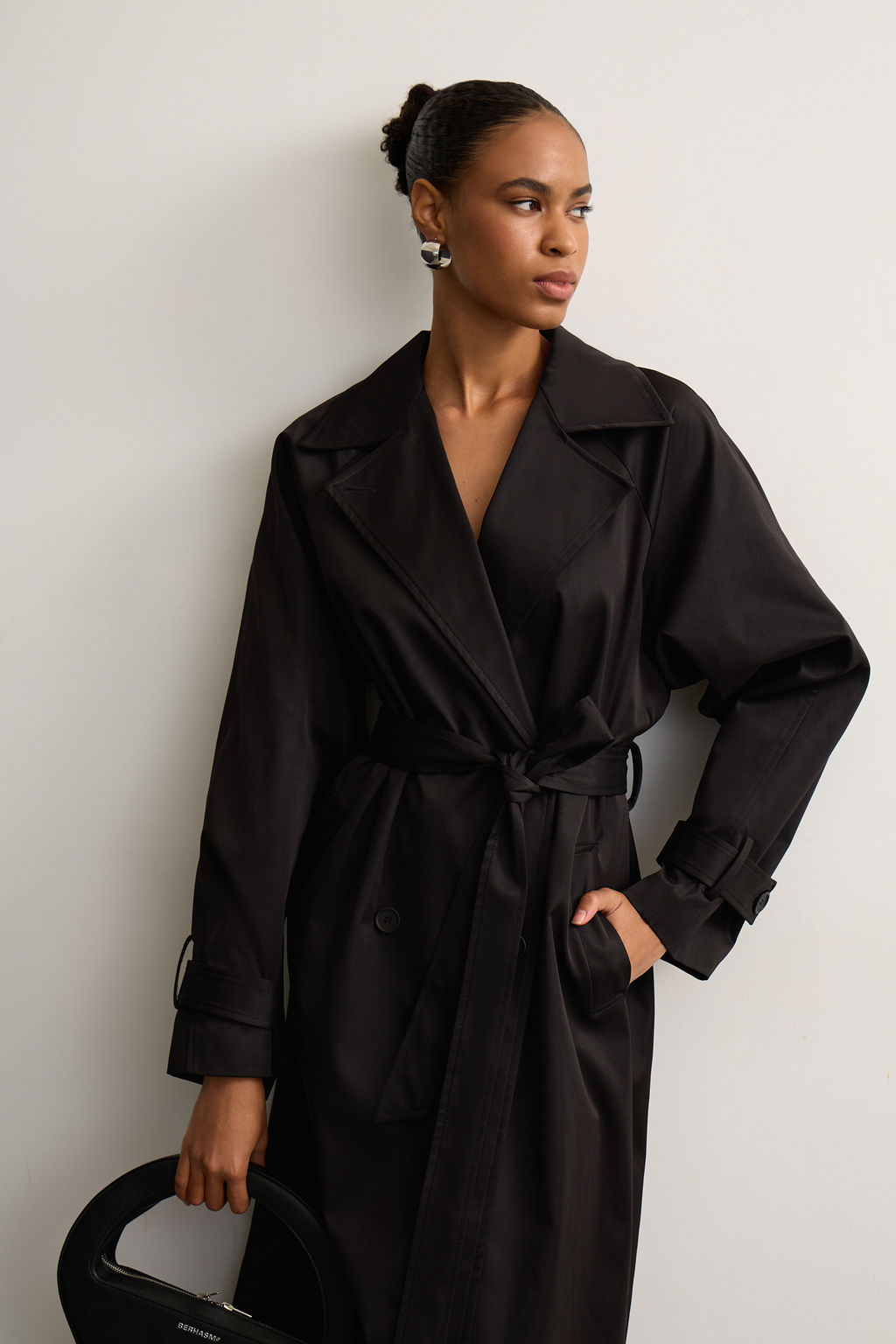 Тренч двубортный с поясом - Mollis фото 3