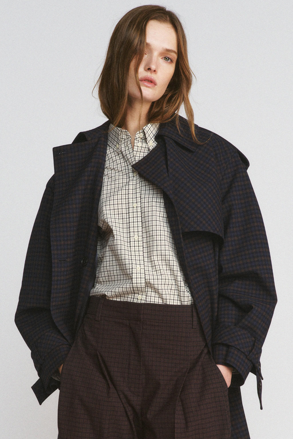 ZW COLLECTION CHECK SHIRT - Zara фото 9