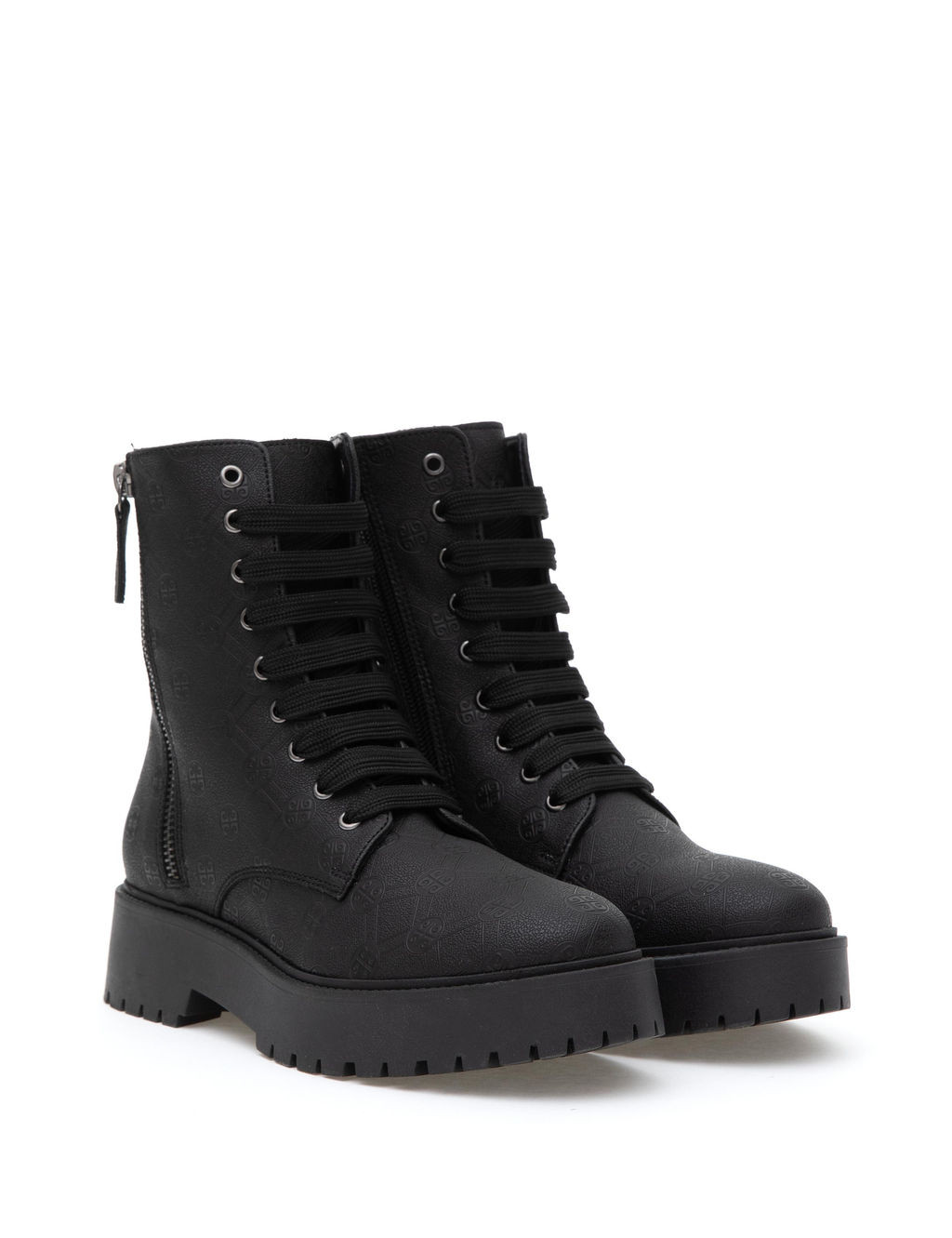 Siyah Ba_c_kl_ Desenli Bot