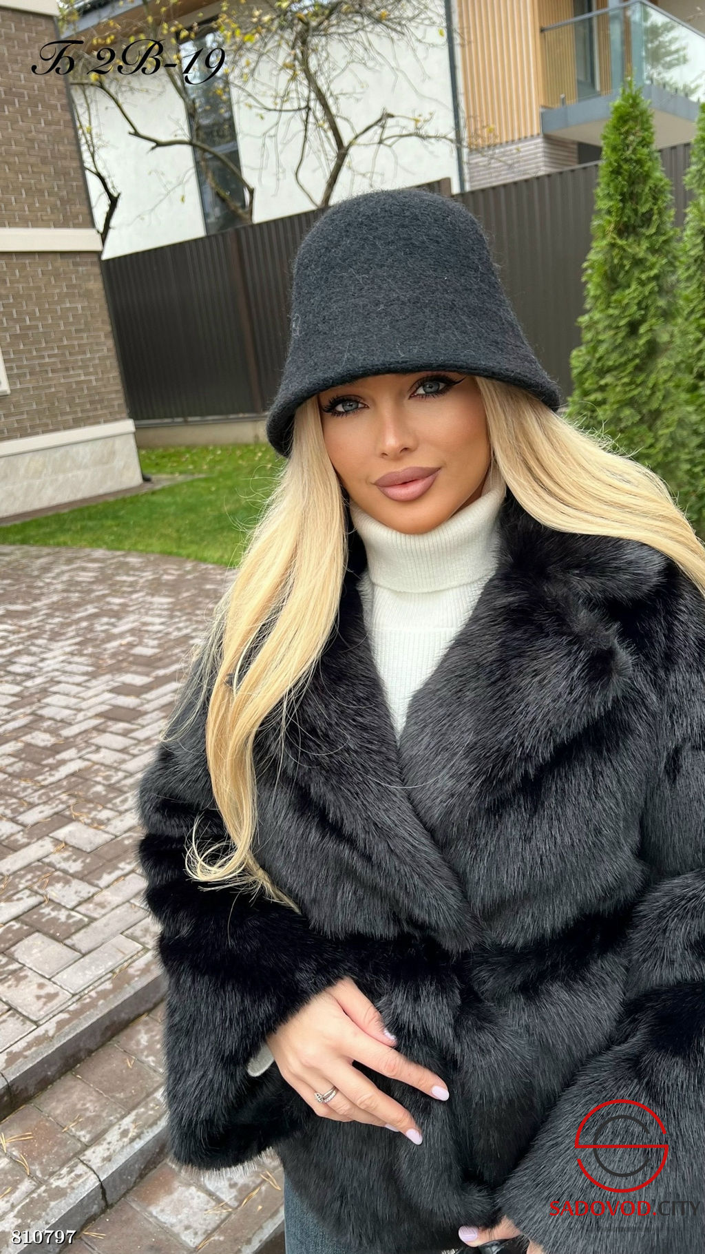 Панама женская (ткань драп)