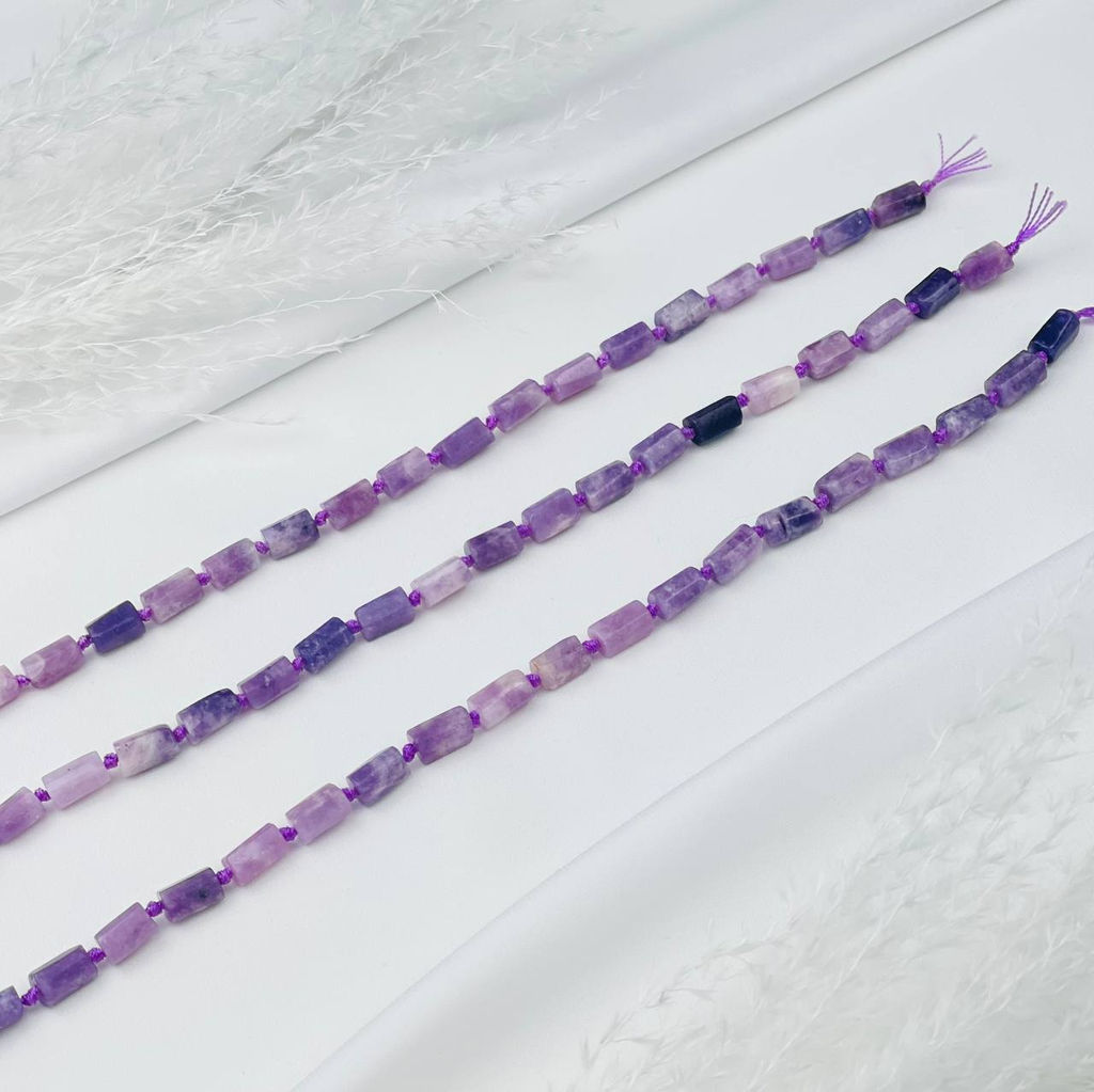 Бусины для украшений из Лепидолита 40 см