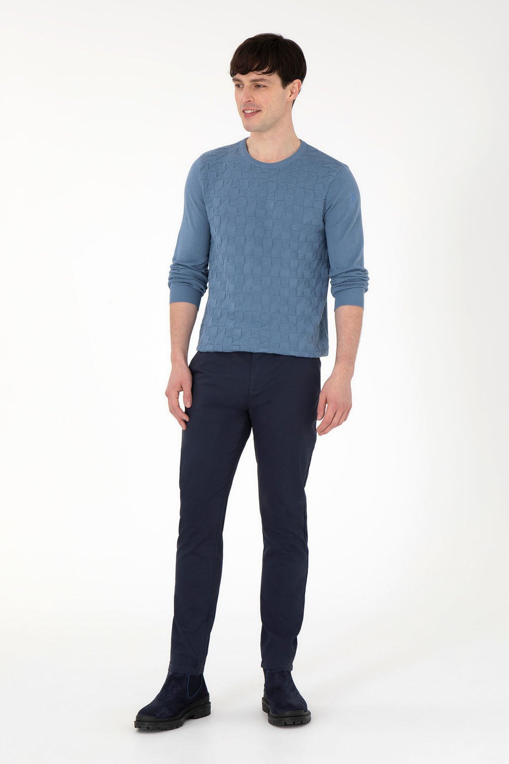 Erkek Lacivert Kanvas / Chino Pantolon - U.s. polo assn фото 7
