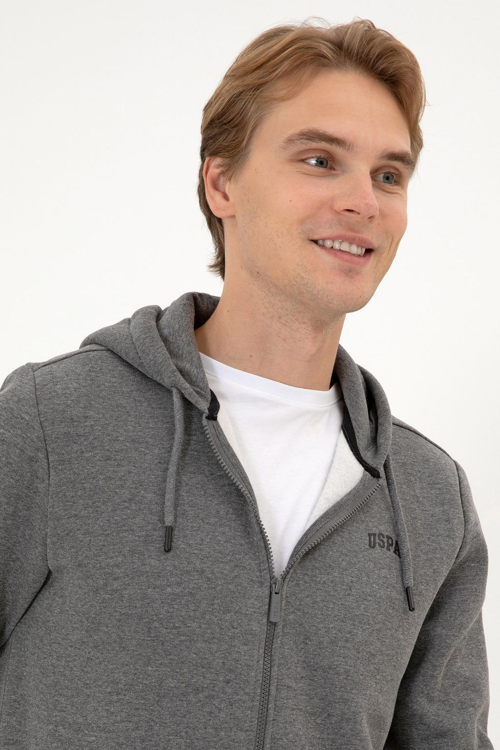 Erkek Antrasit Melanj _rme H_rka Sepette S_rpriz _ndirim - U.s. polo assn фото 2