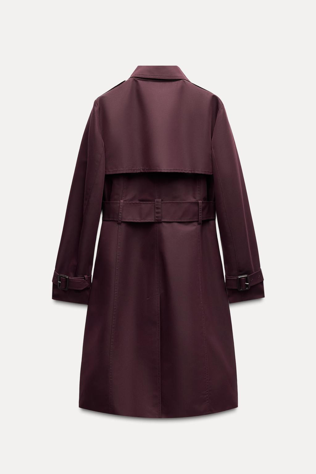 WATER-REPELLENT TRENCH COAT - ZW COLLECTION - Zara фото 7