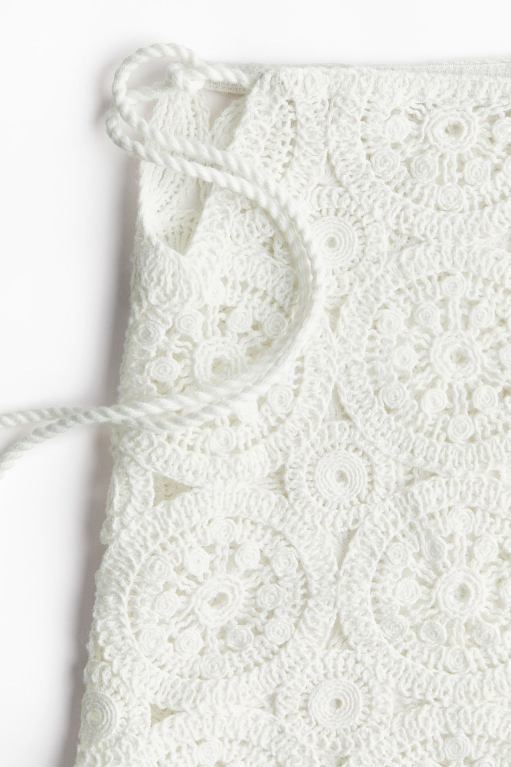 Pantalon playero corto efecto crochet - H&m фото 6