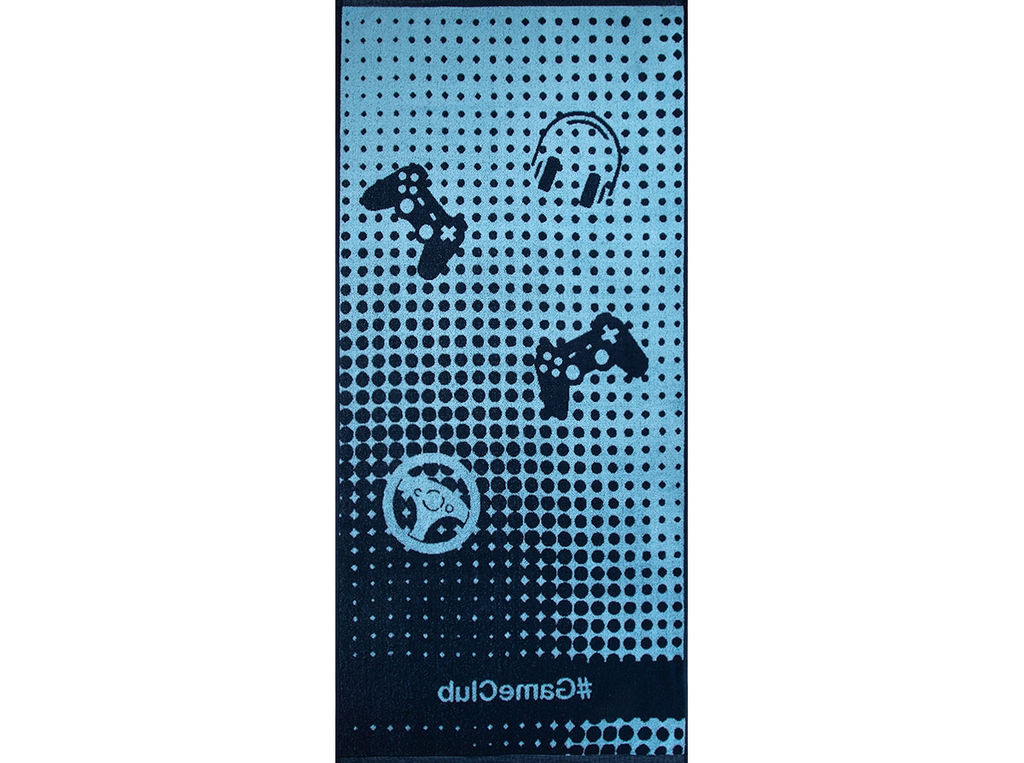 6с102.411ж1 Игра (т.синий2) Полотенце махровое 67х150см