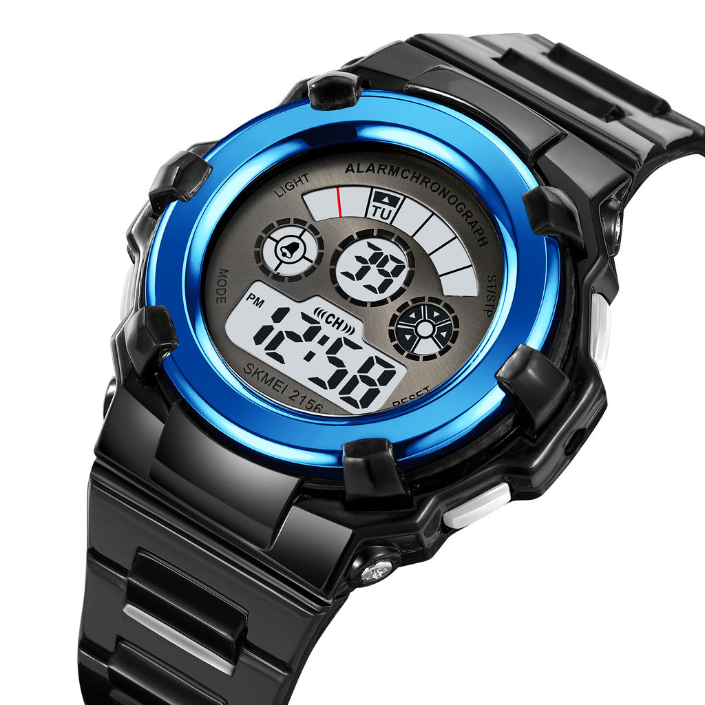 Часы наручные Skmei женские электронные спортивные 2156black-blue