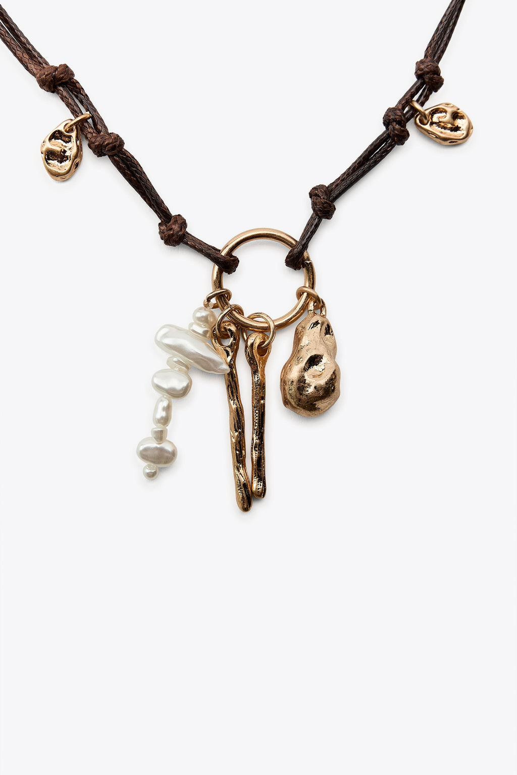 3-PACK OF MEDALLION AND PEARL NECKLACES - Zara фото 5