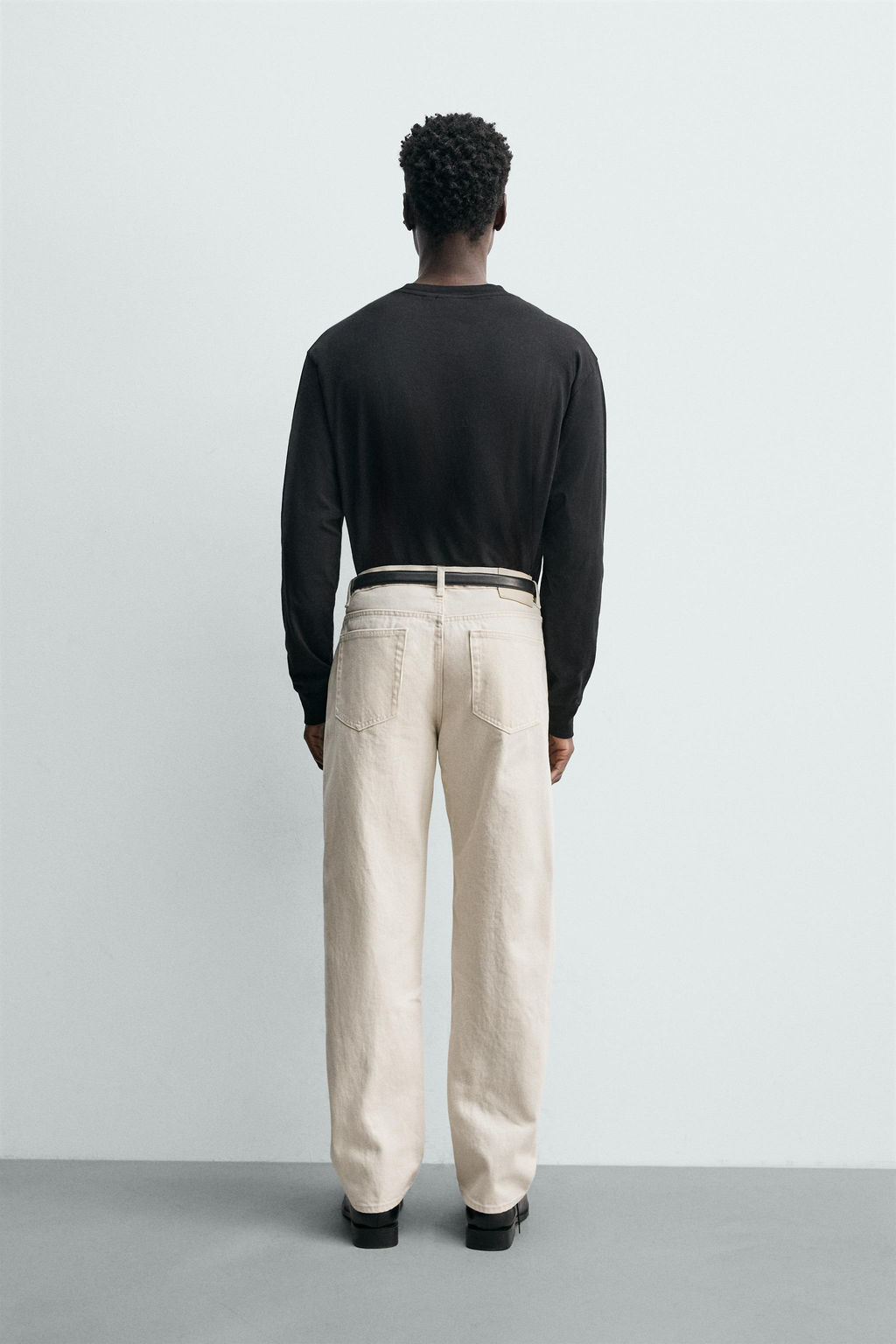 JEANS STRAIGHT FIT / Blanco roto - Zara фото 3