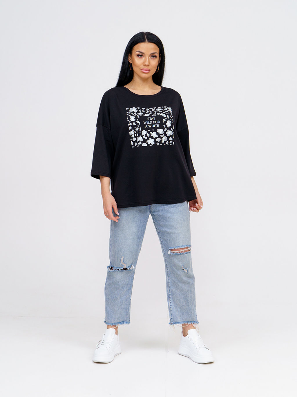 Туника женская, цвет темно-синий - Барболета фото 22