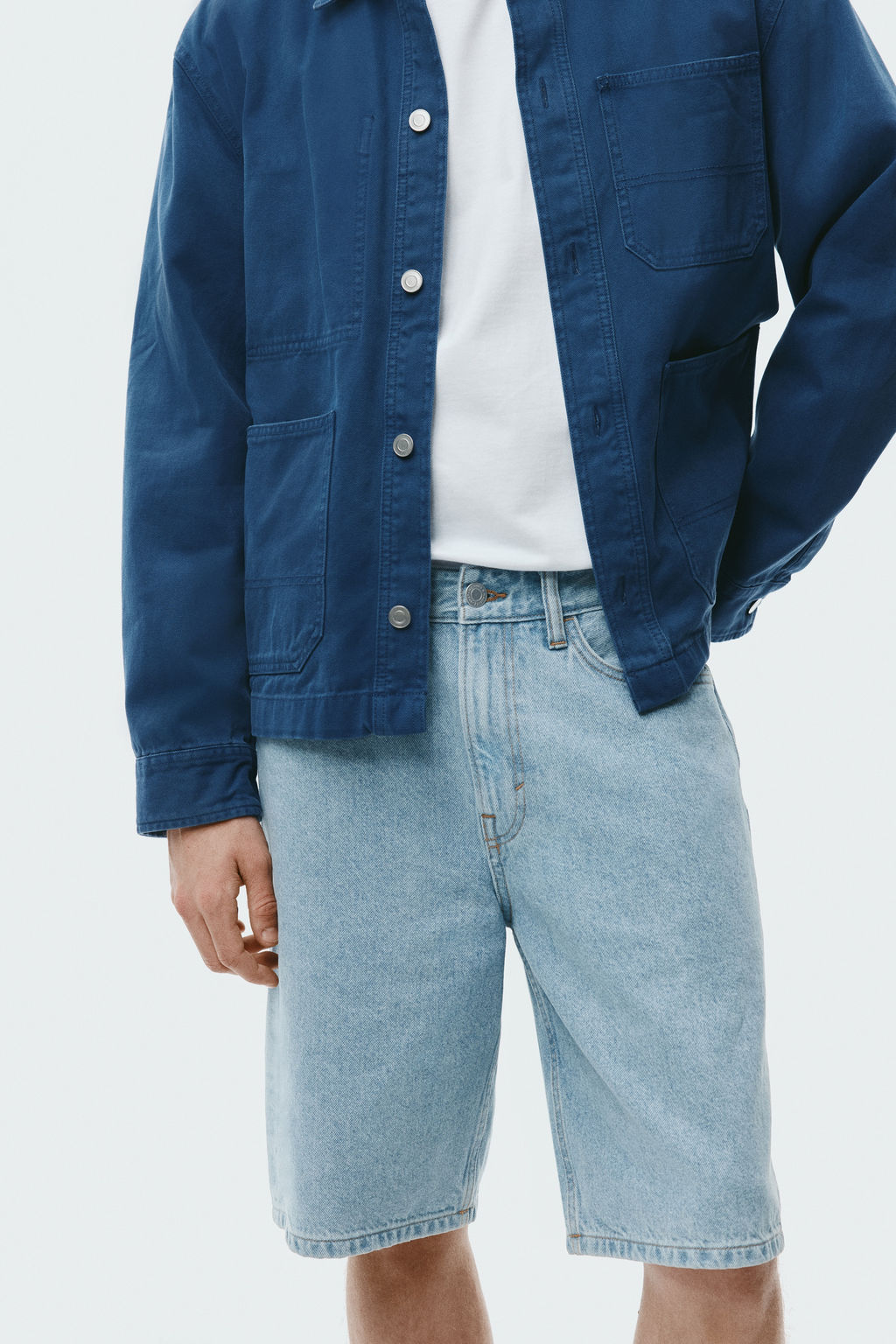 Bermudas en denim Relaxed Fit - H&m фото 8
